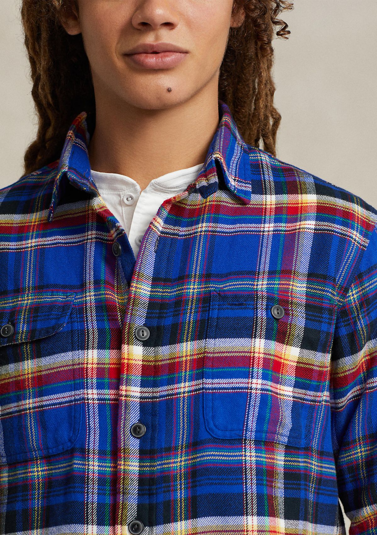 Classic Fit Plaid Twill Workshirt