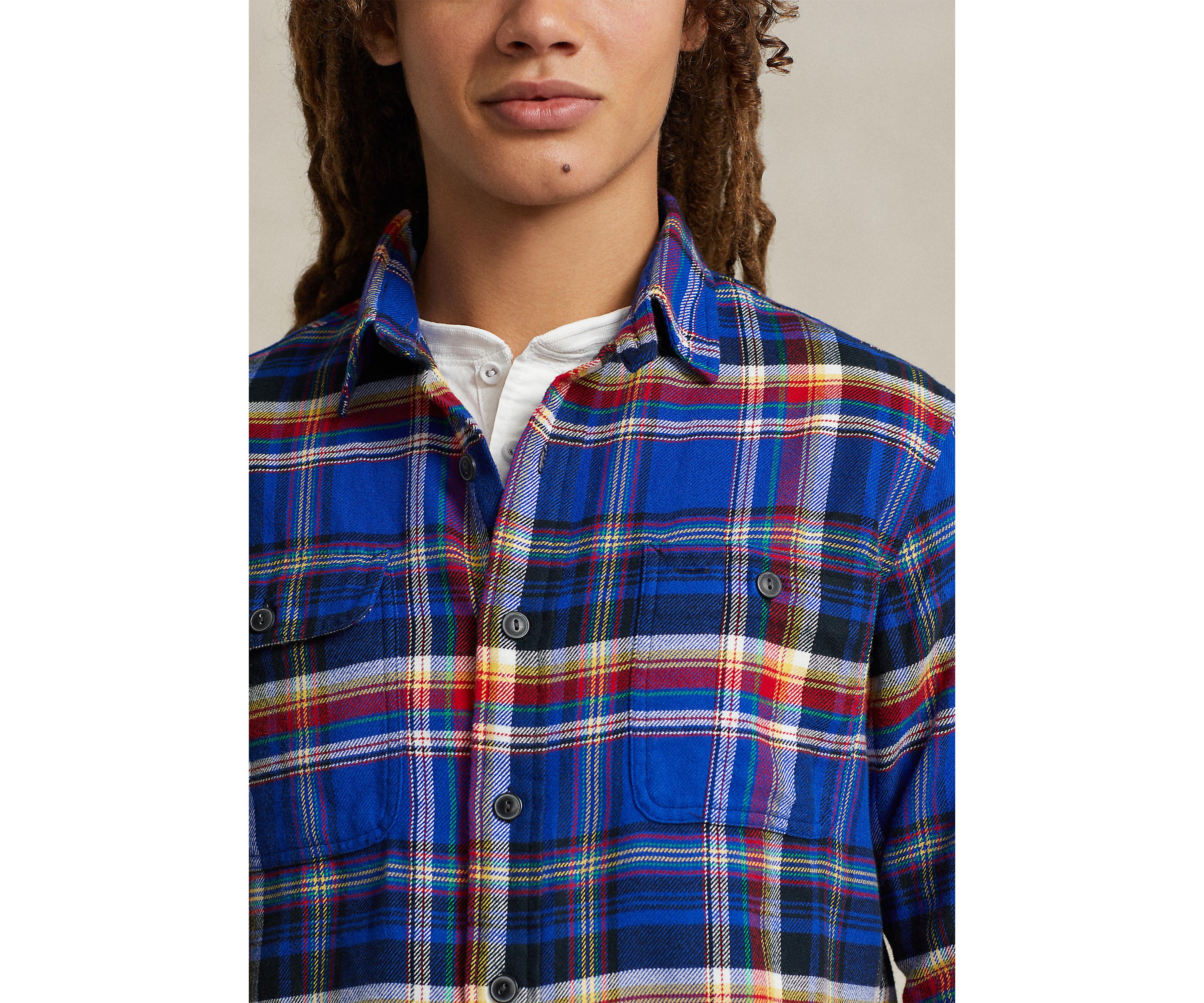 Classic Fit Plaid Twill Workshirt
