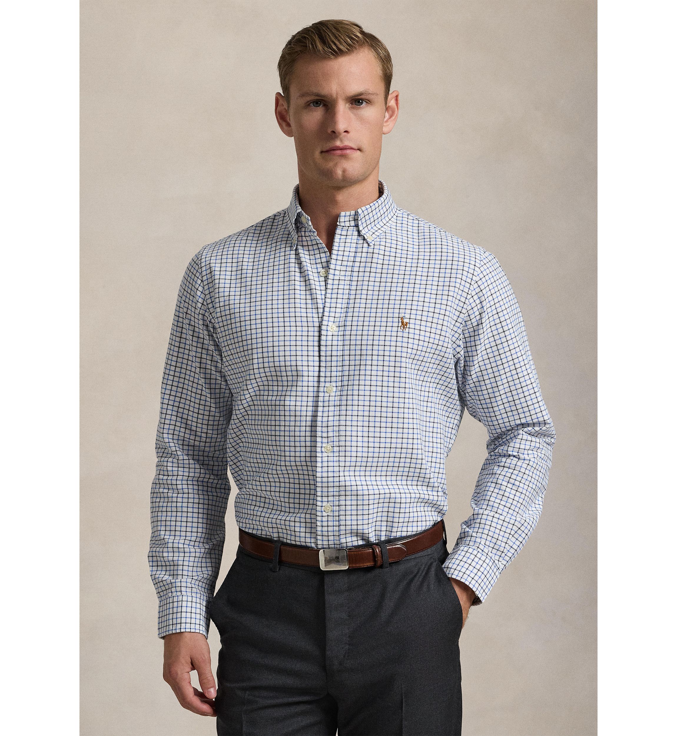 Classic Fit Tattersall Oxford Shirt