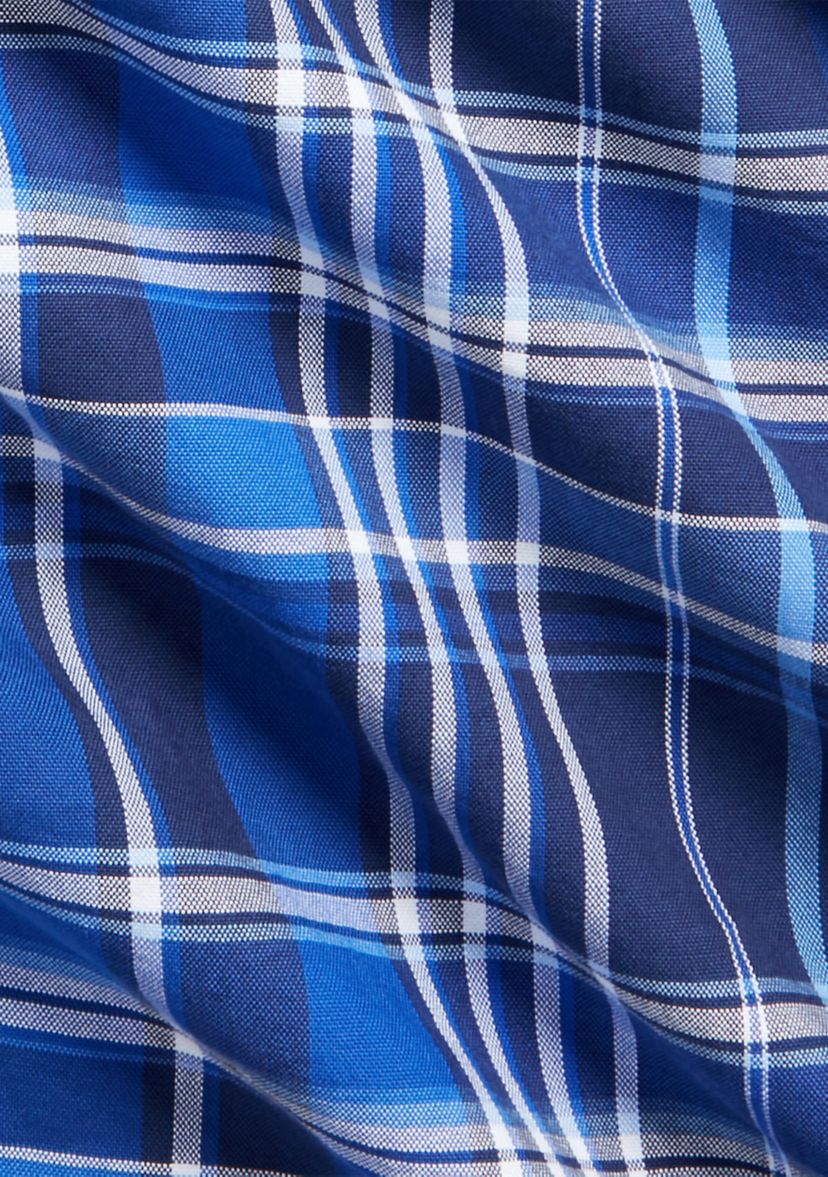 Classic Fit Plaid Oxford Shirt
