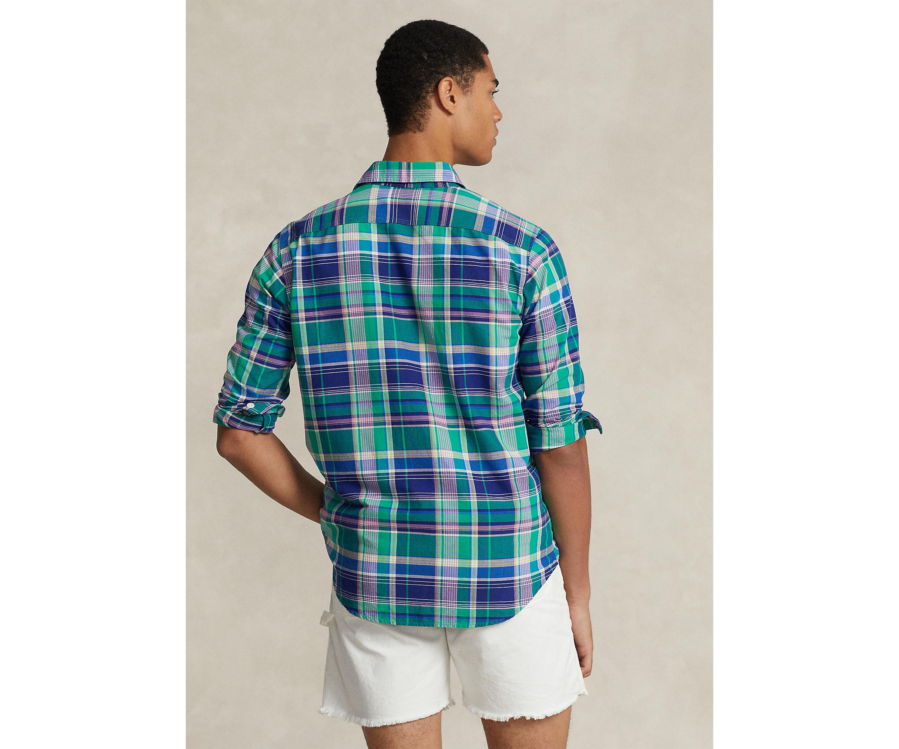 Classic Fit Plaid Oxford Workshirt
