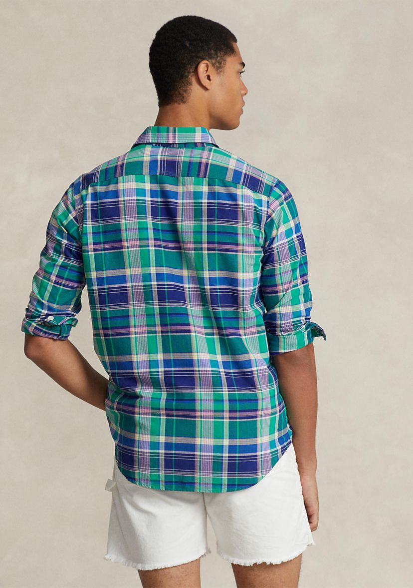 Classic Fit Plaid Oxford Workshirt