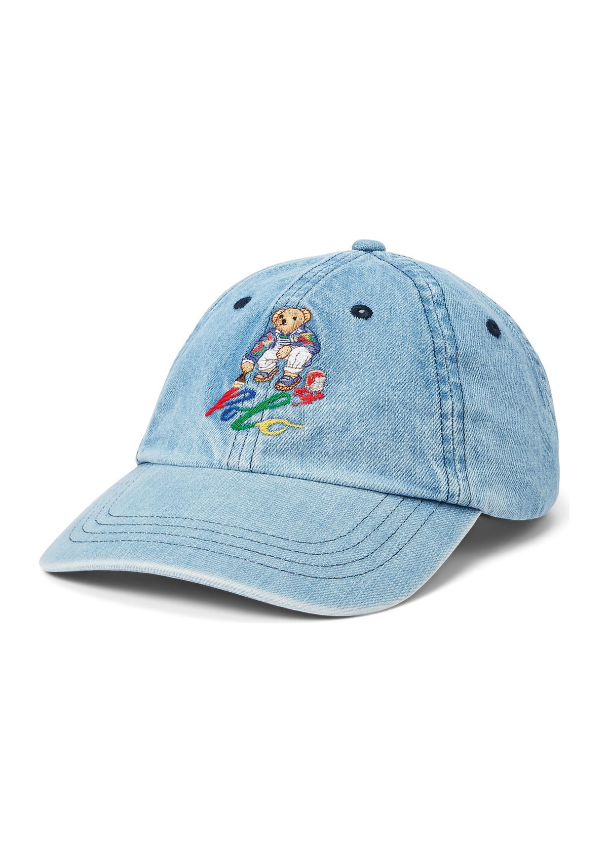 Polo Bear Denim Ball Cap