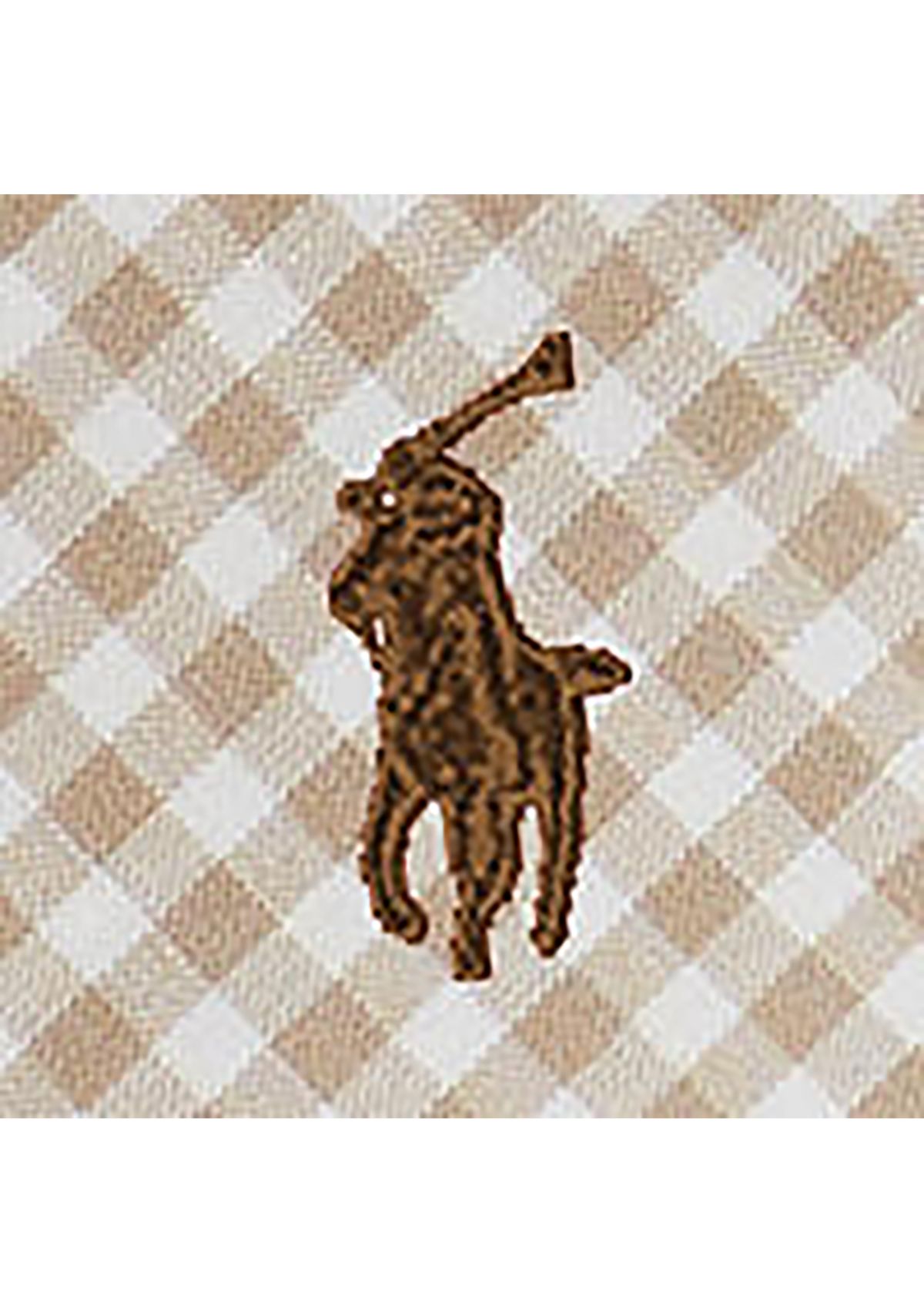 Classic Fit Gingham Stretch Poplin Shirt