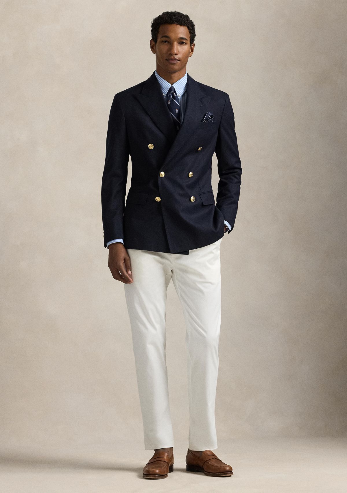 Slim Fit Striped Stretch Poplin Shirt