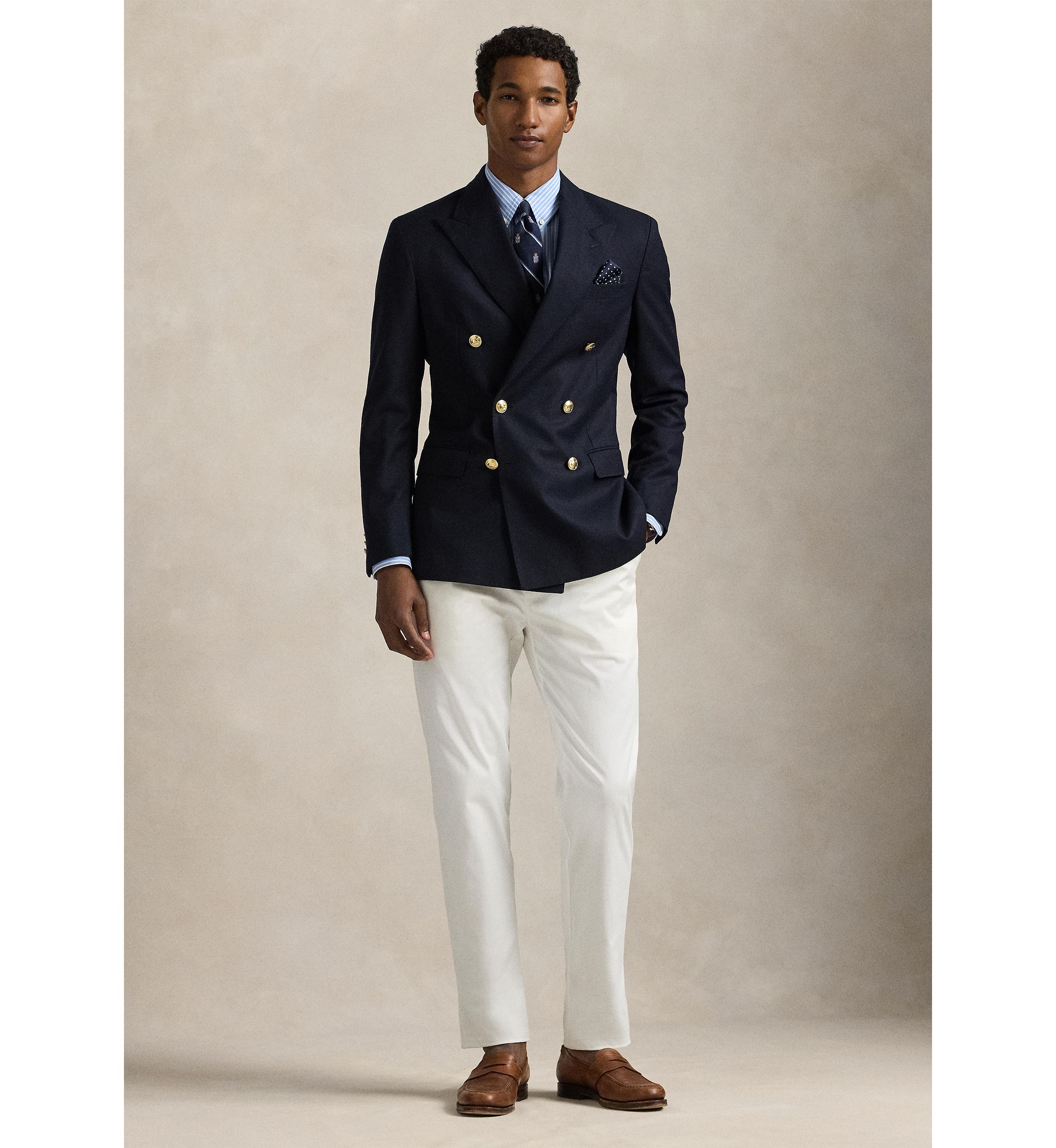 Slim Fit Striped Stretch Poplin Shirt