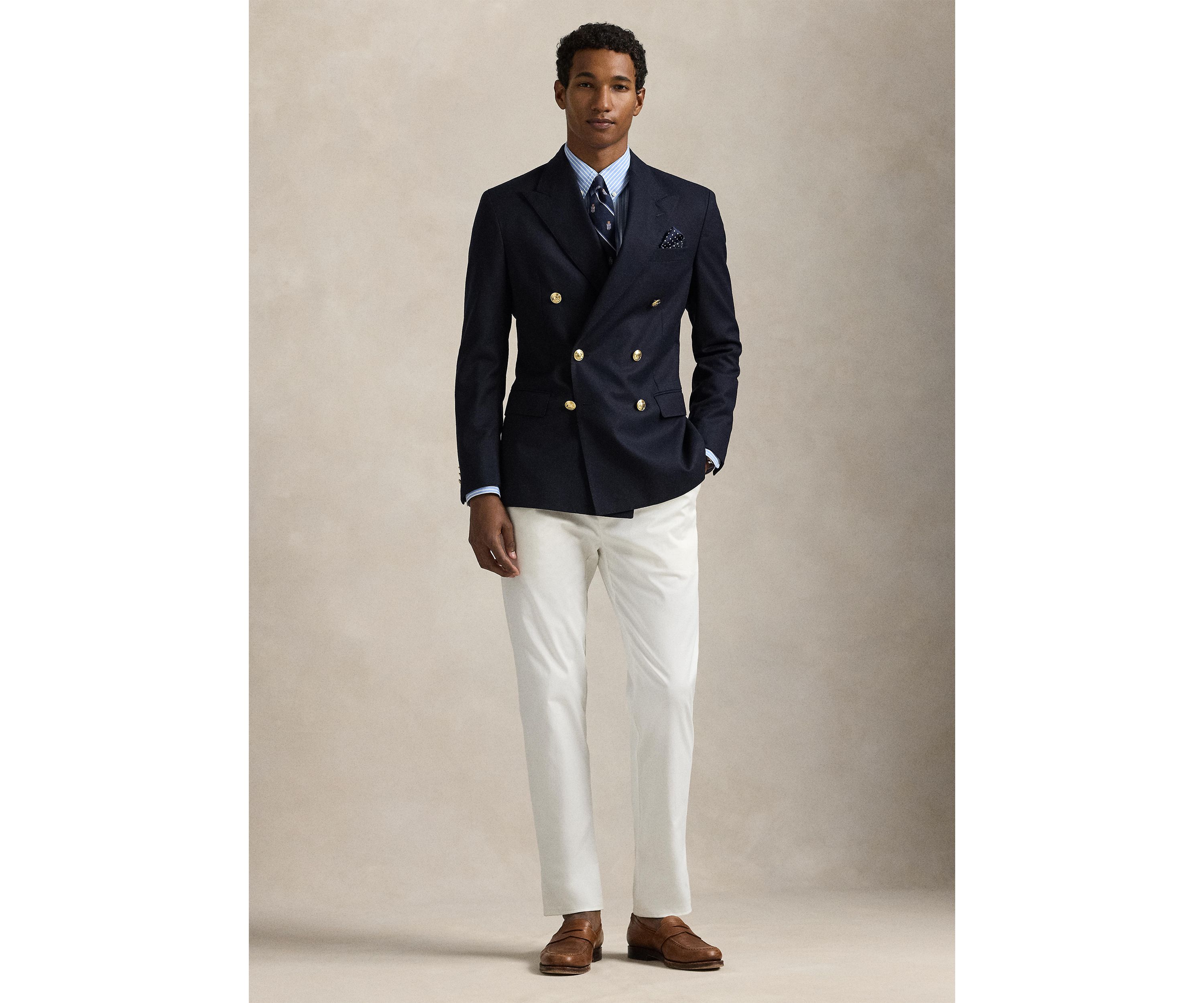 Slim Fit Striped Stretch Poplin Shirt