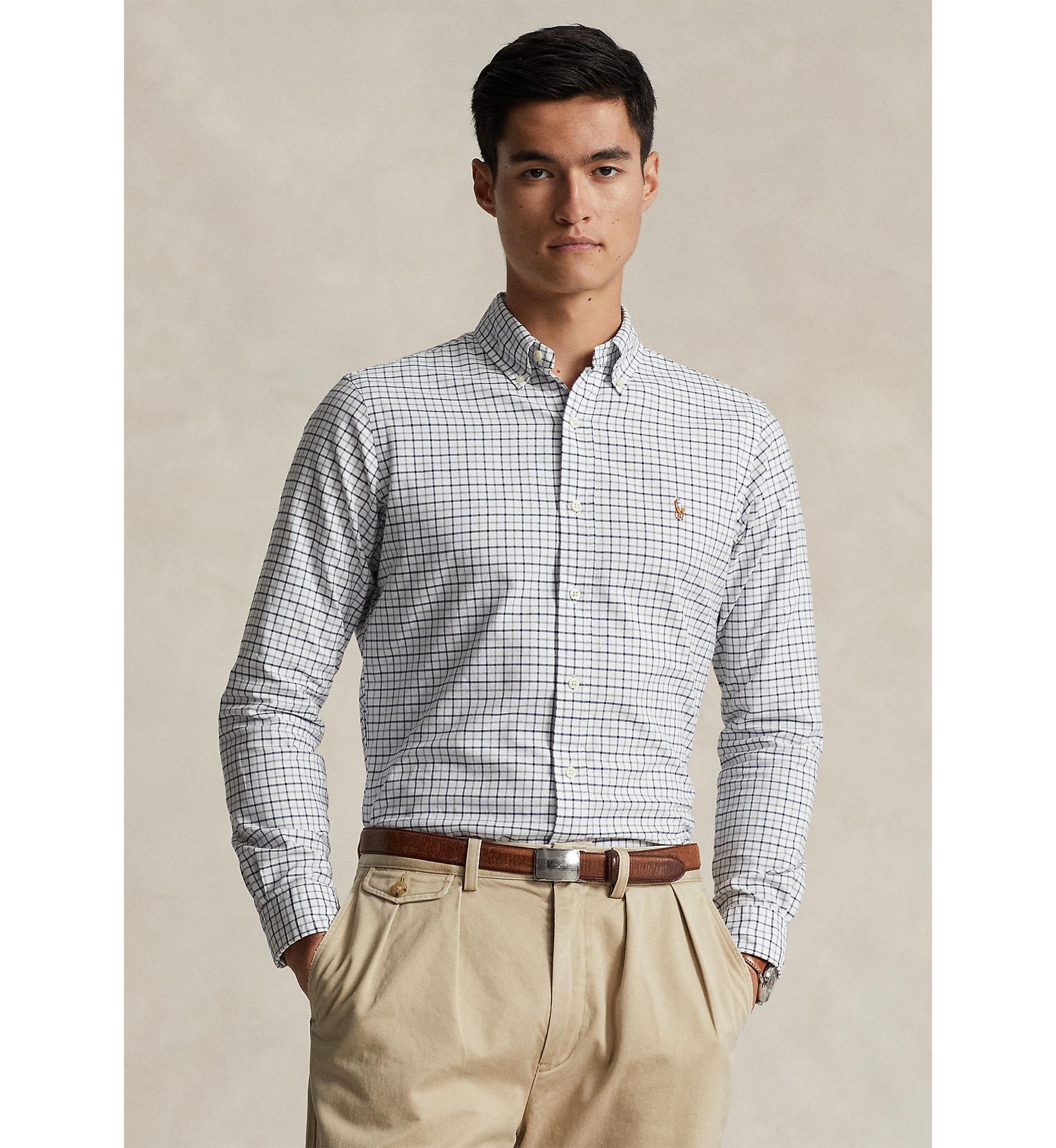 Classic Fit Tattersall Oxford Shirt
