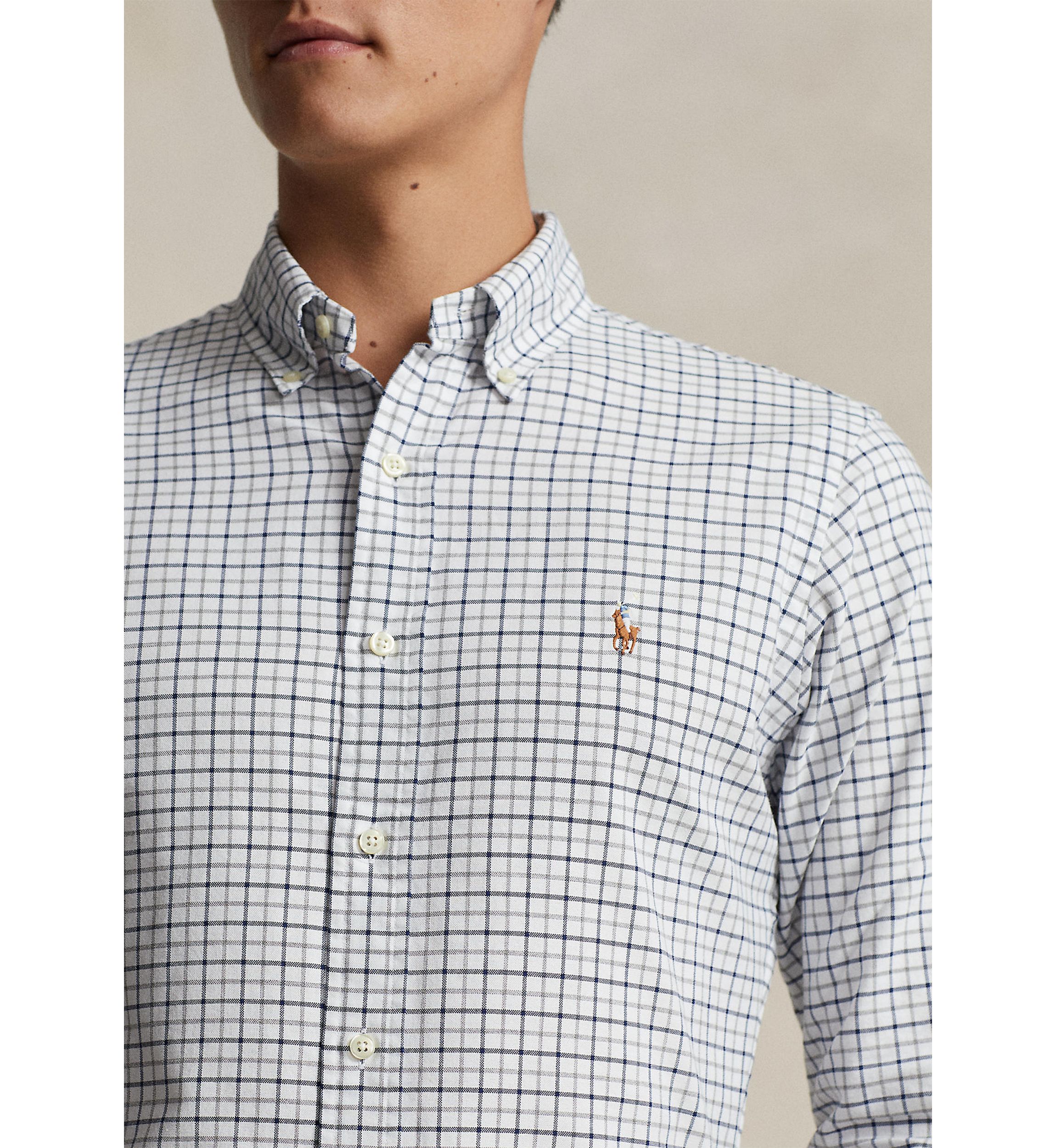 Classic Fit Tattersall Oxford Shirt