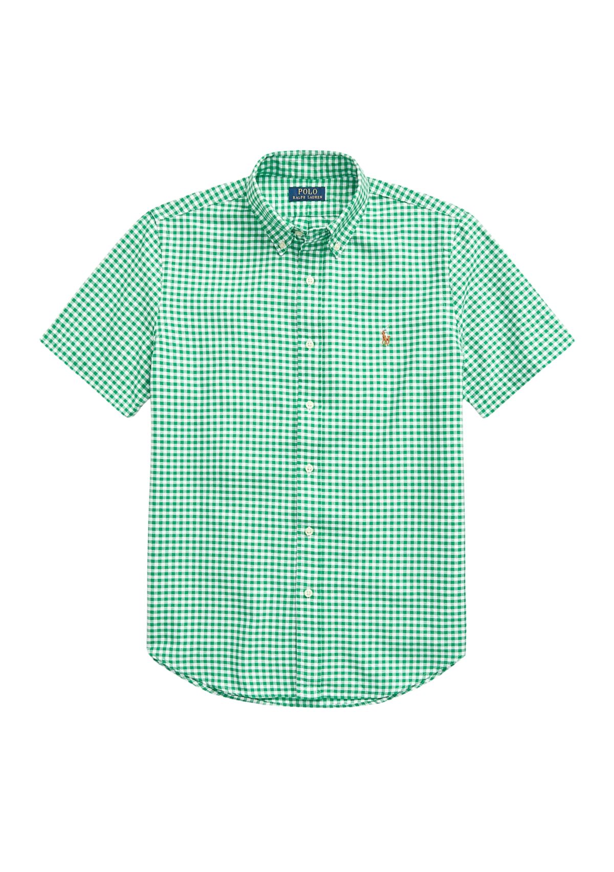Classic Fit Gingham Oxford Shirt