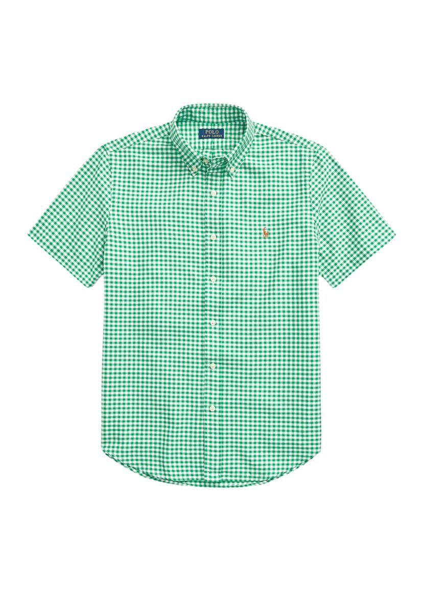 Classic Fit Gingham Oxford Shirt