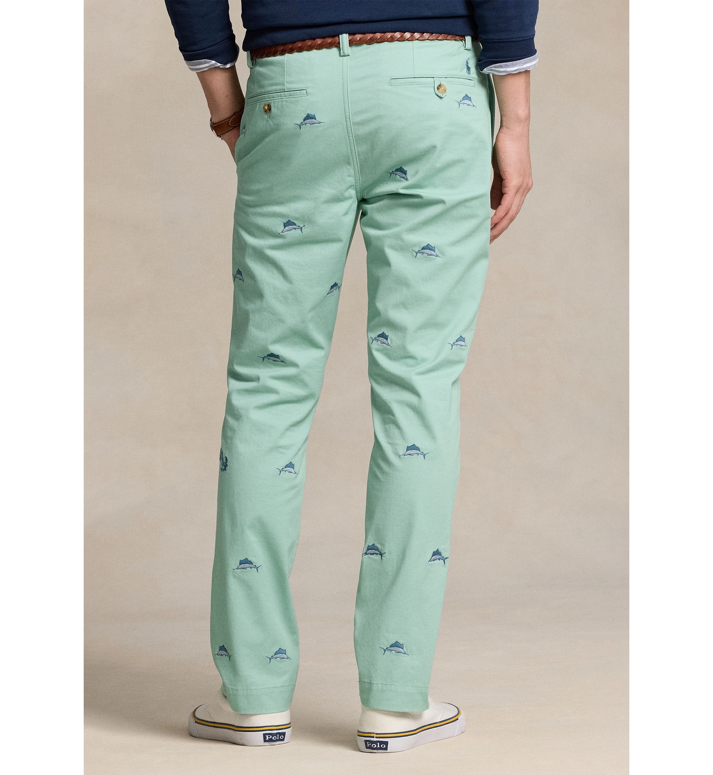 Stretch Straight Fit Chino Pants