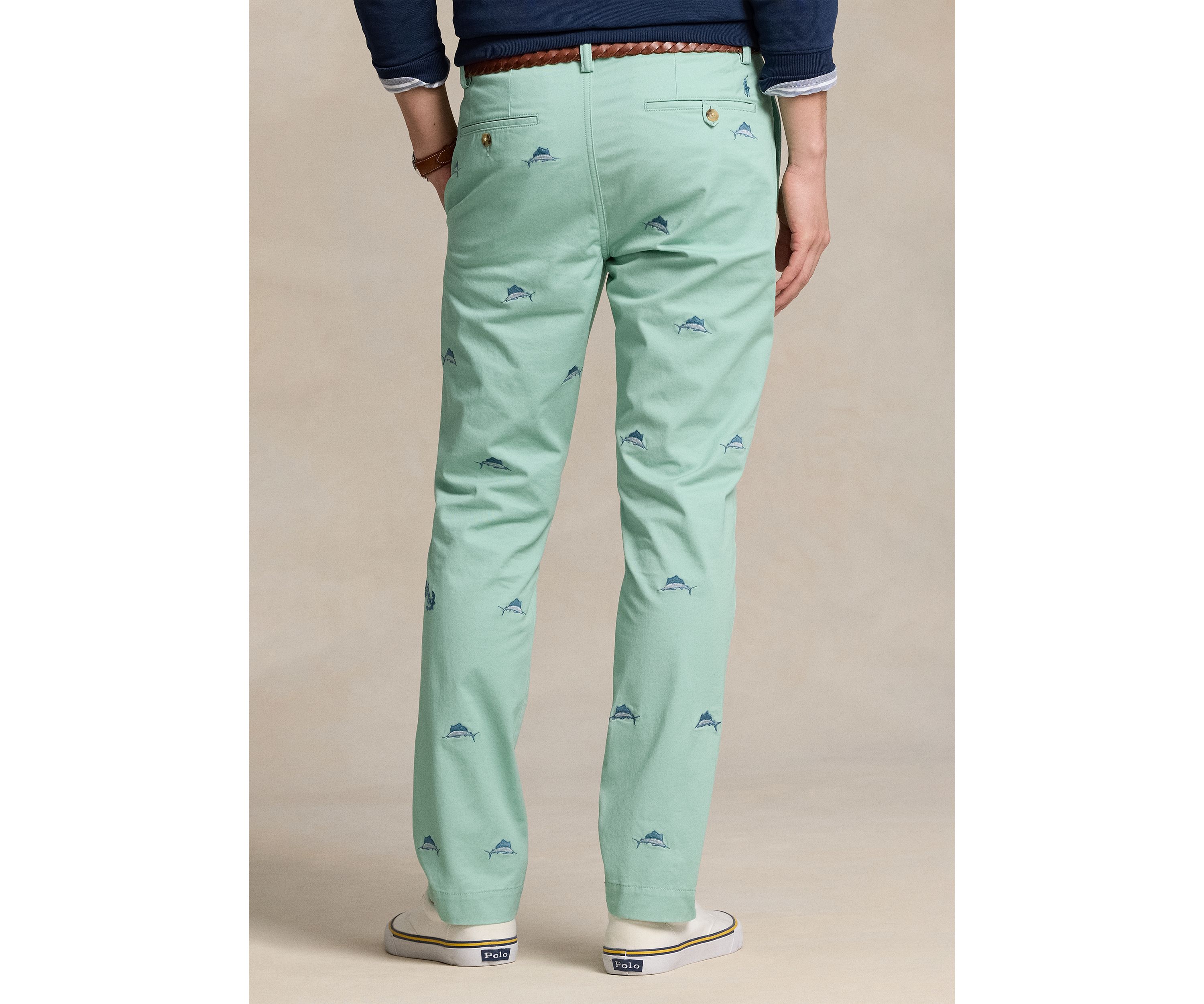 Stretch Straight Fit Chino Pants