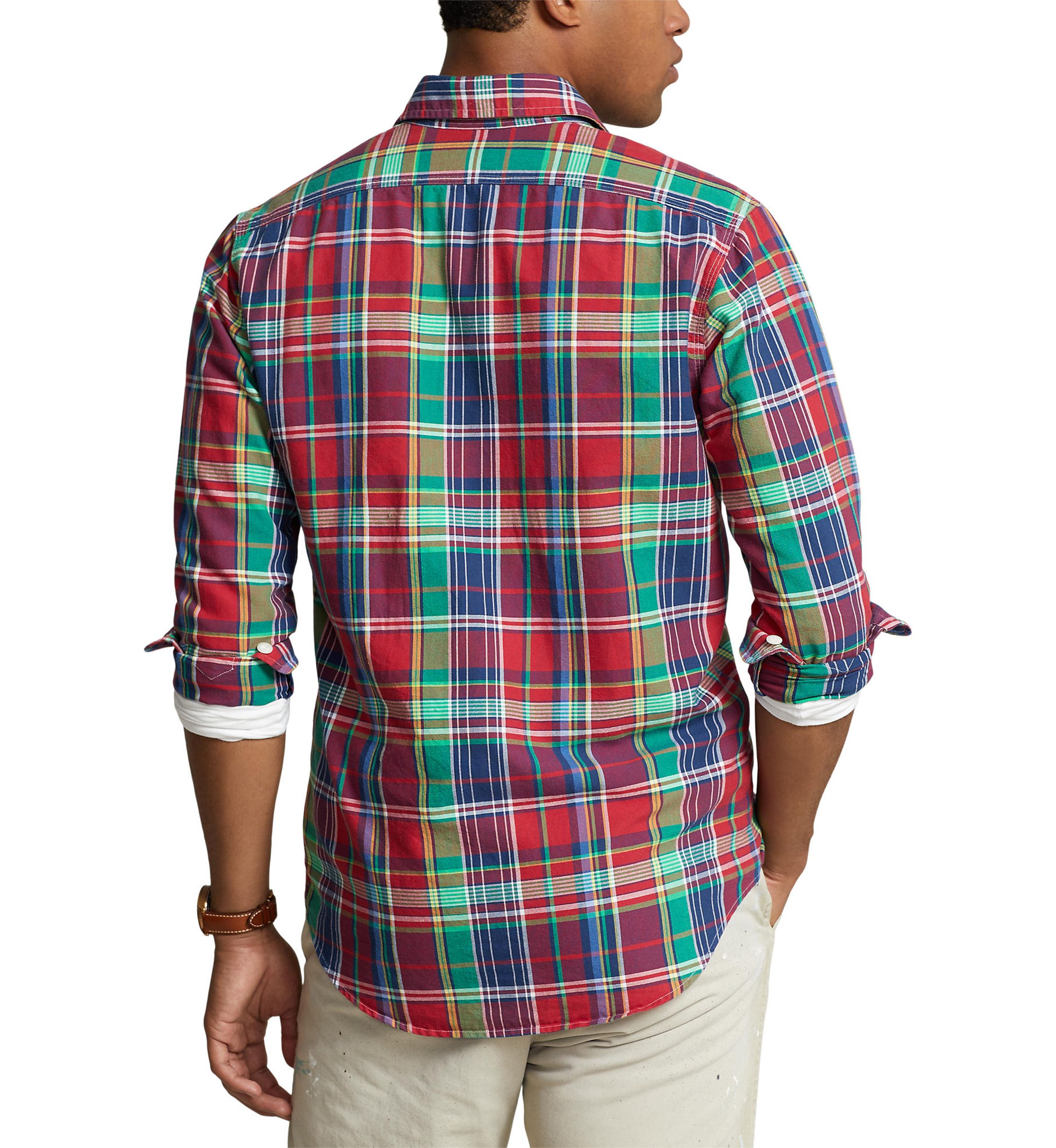 Classic Fit Plaid Oxford Workshirt