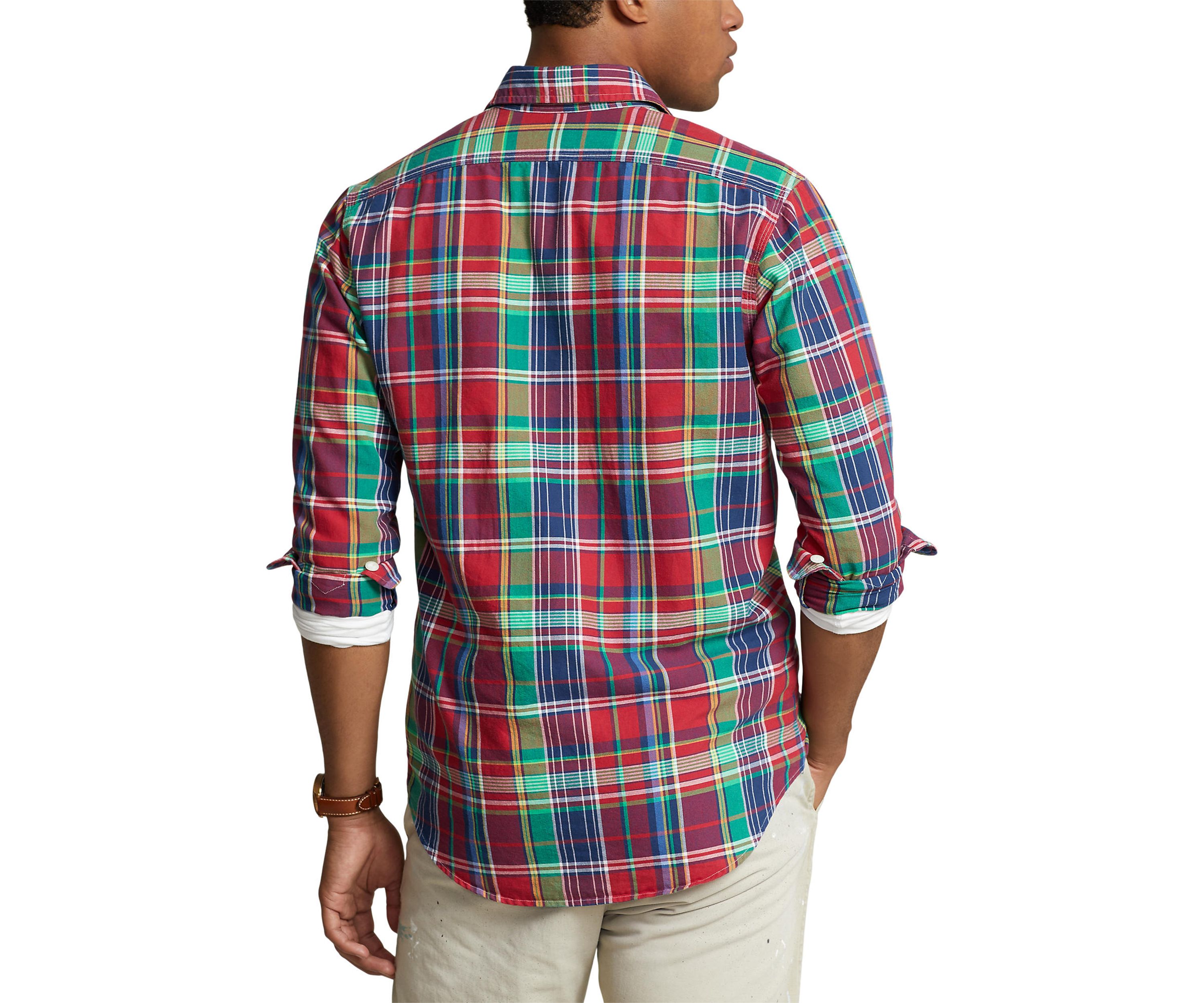 Classic Fit Plaid Oxford Workshirt