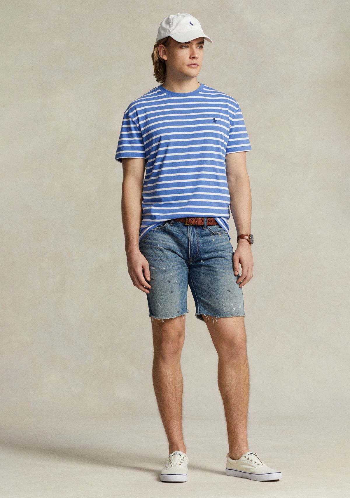 Classic Fit Striped Jersey T-Shirt