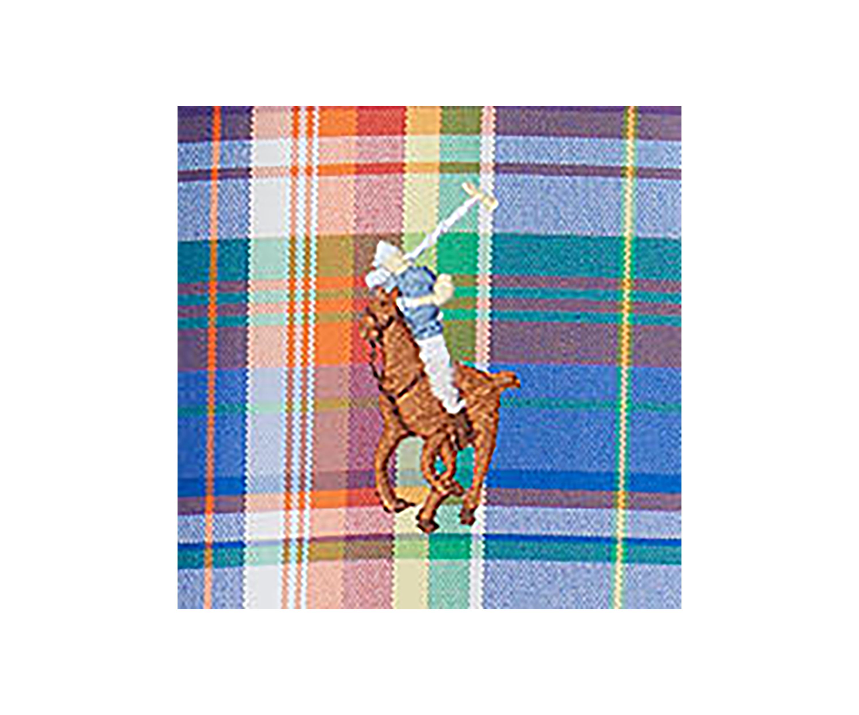 Classic Fit Plaid Oxford Shirt