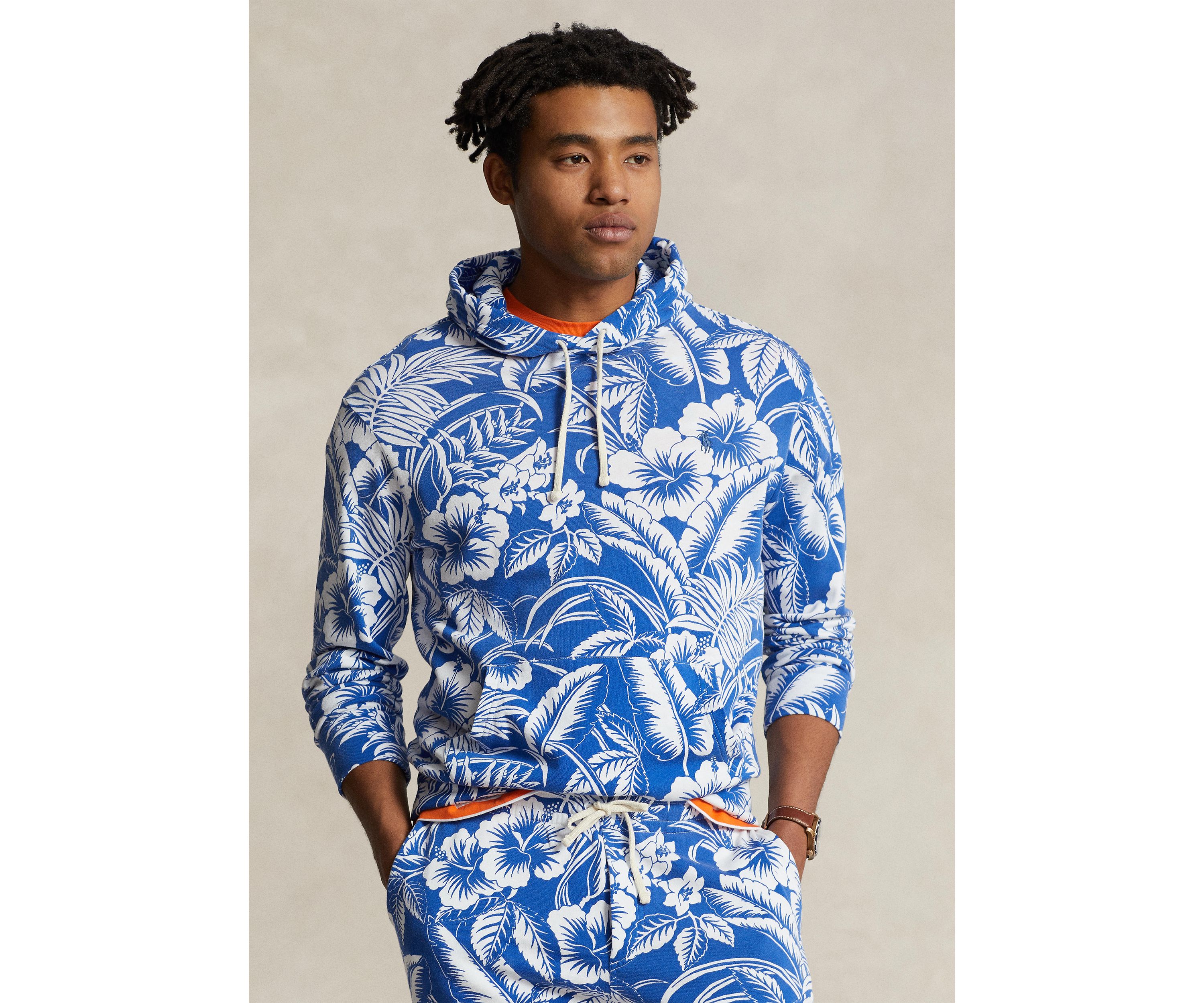 Floral Spa Terry Hoodie