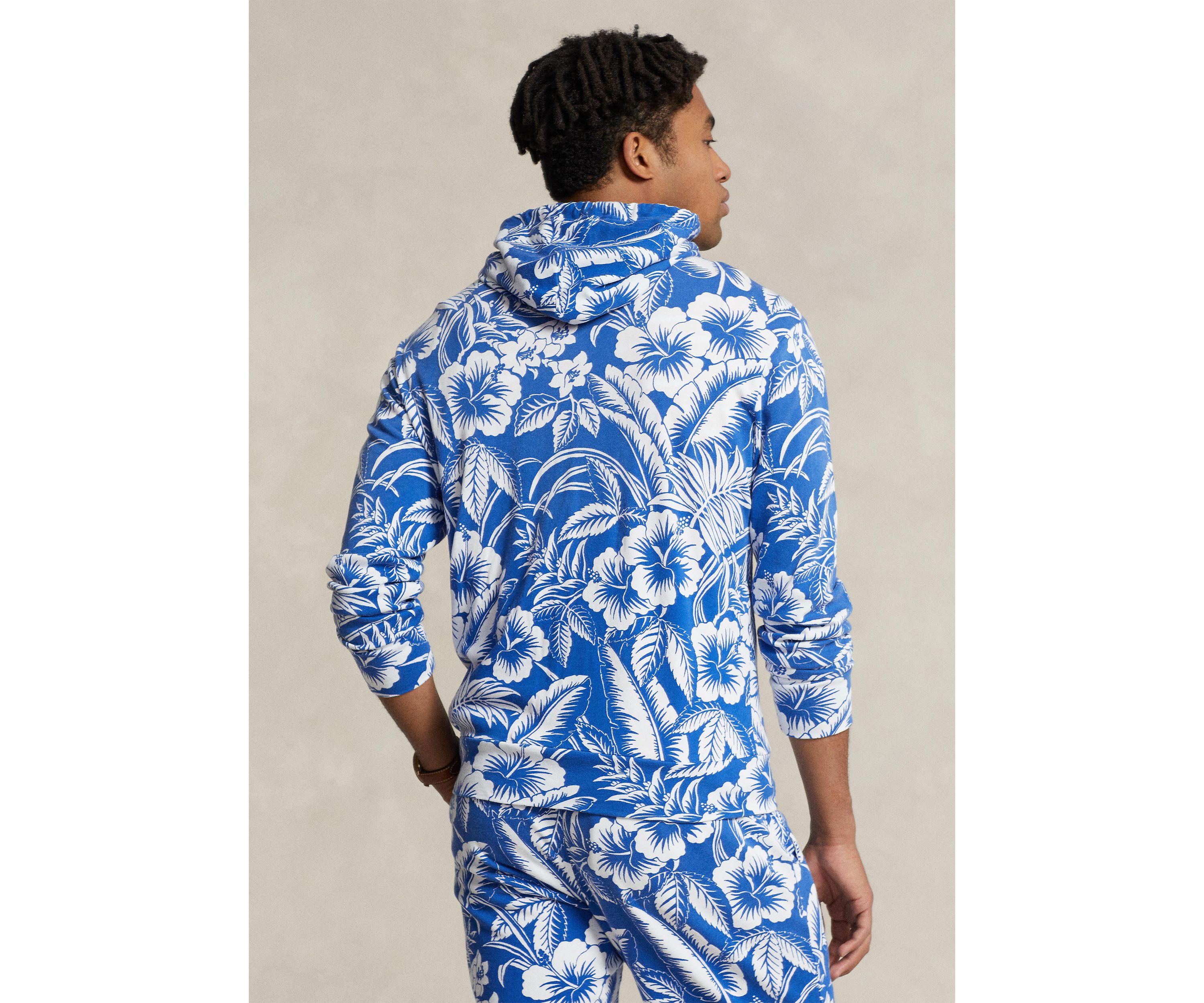 Floral Spa Terry Hoodie