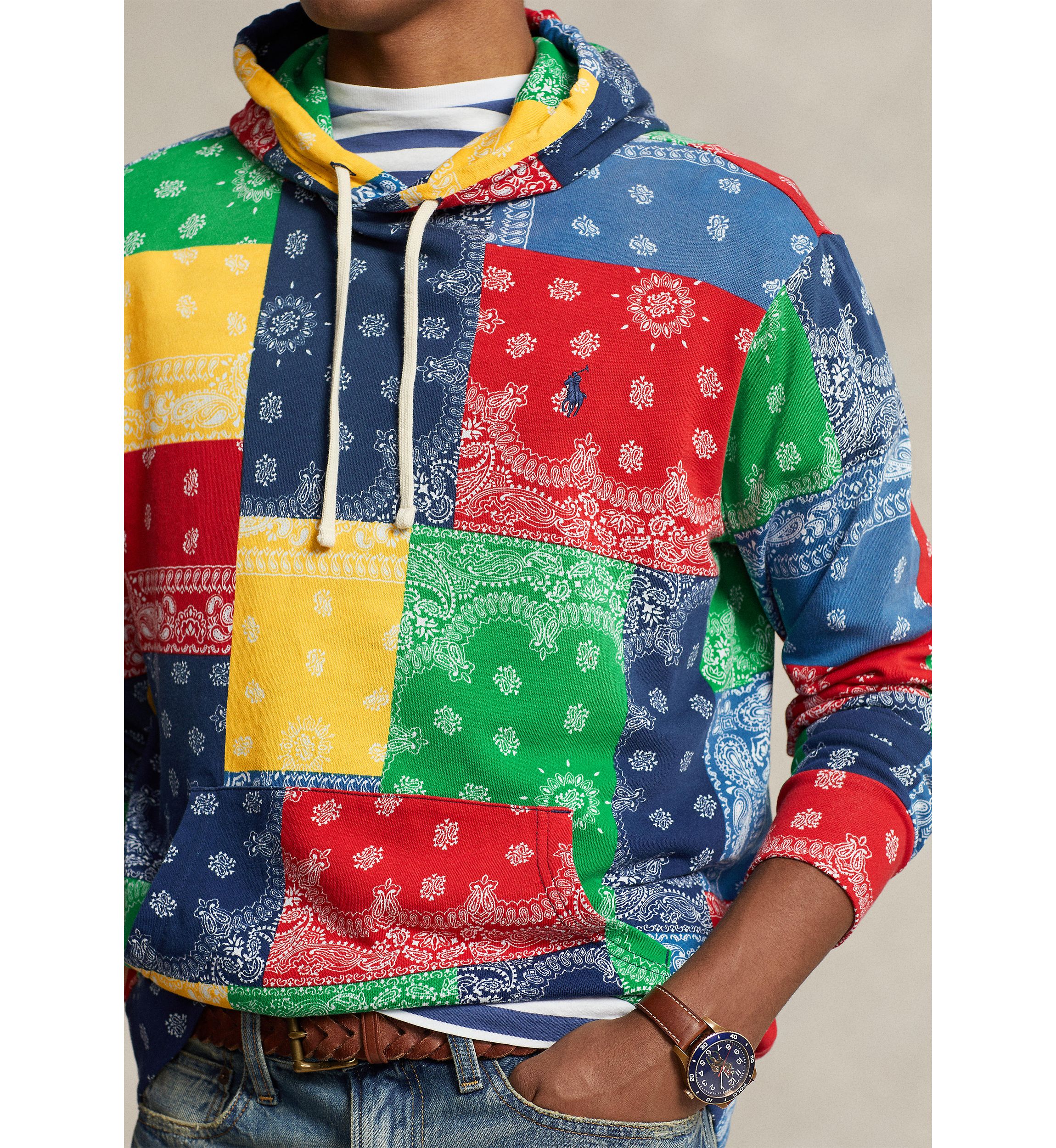Patchwork Spa Terry Hoodie