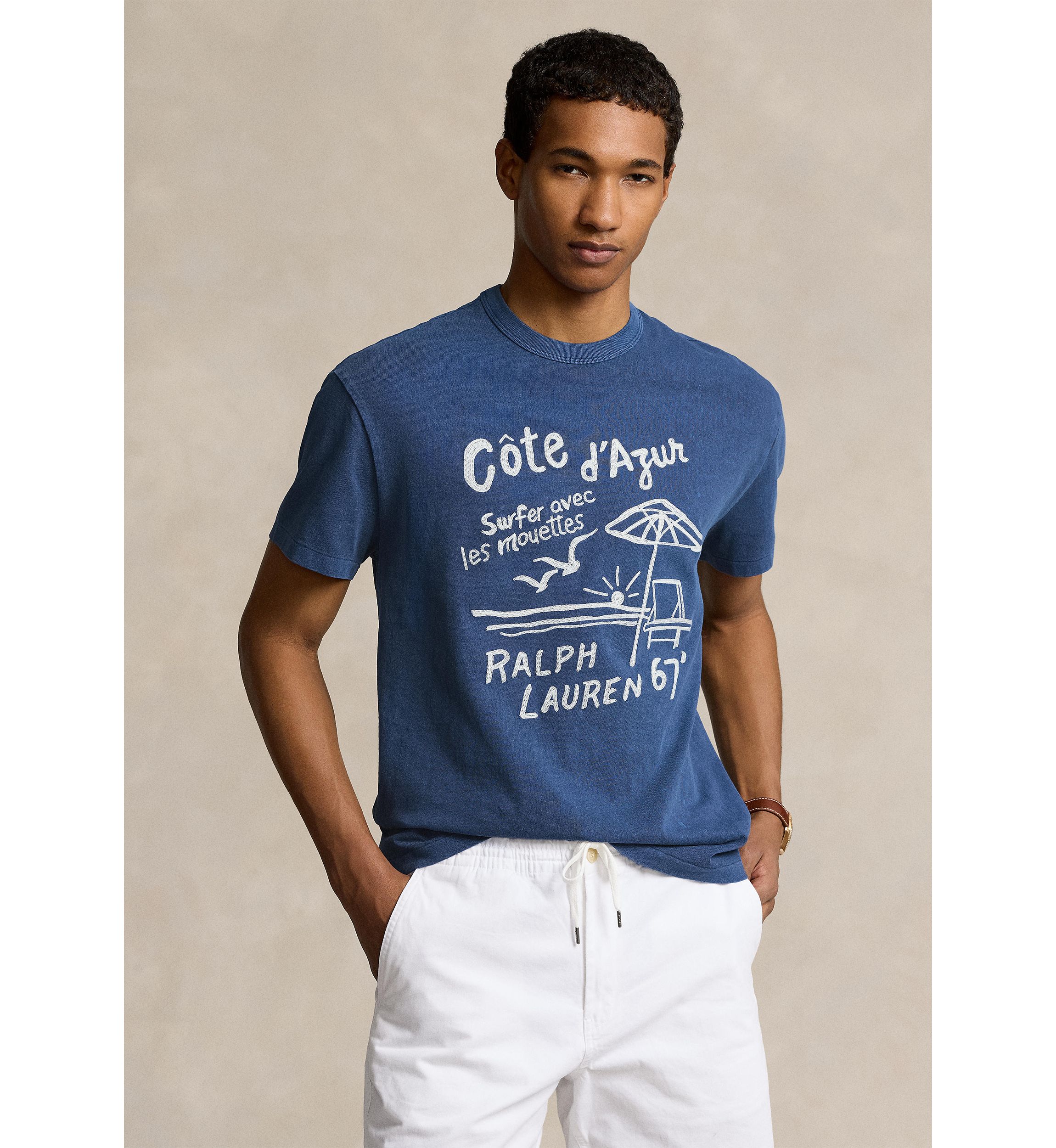Classic Fit Embroidered Jersey T-Shirt