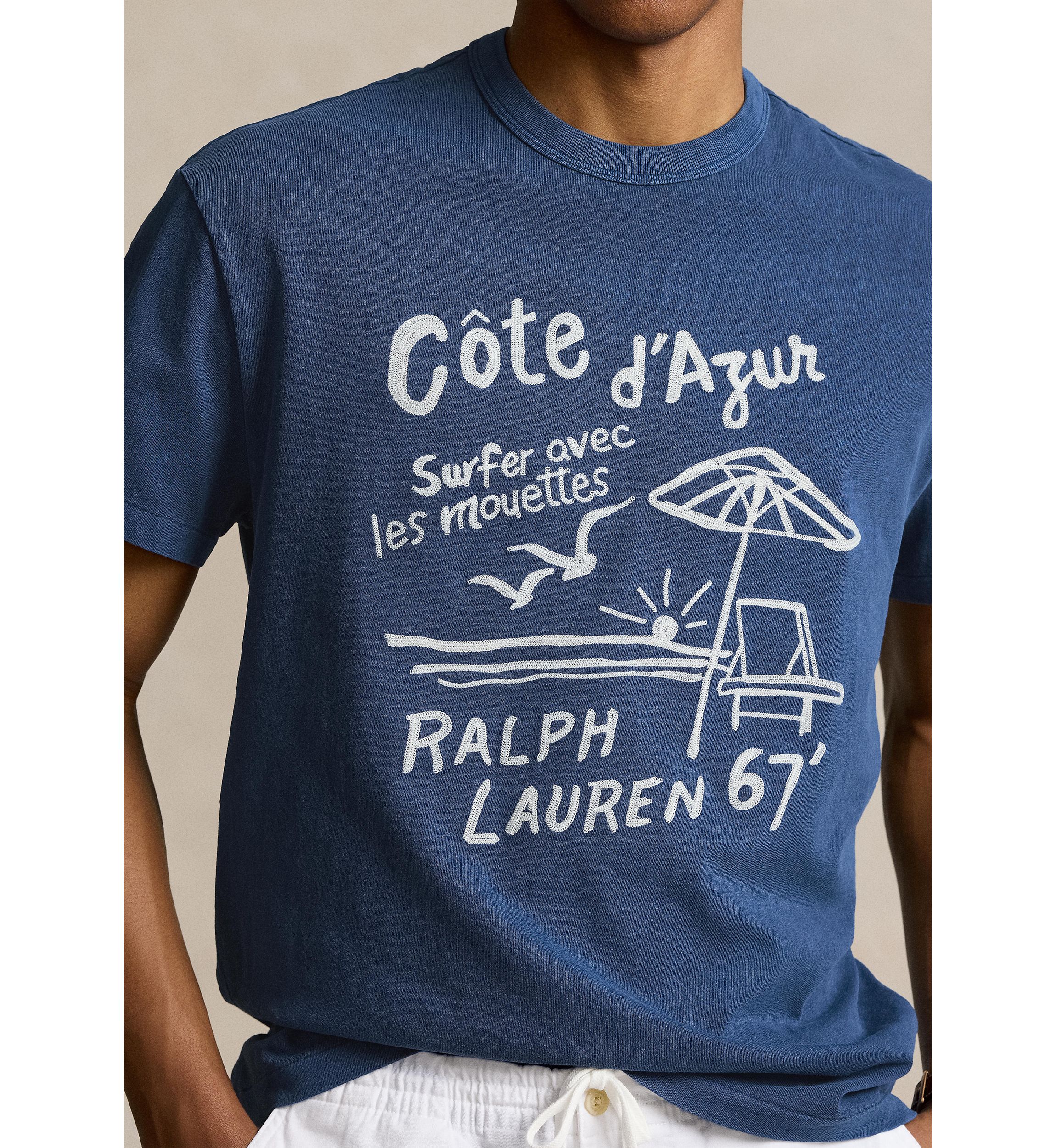 Classic Fit Embroidered Jersey T-Shirt