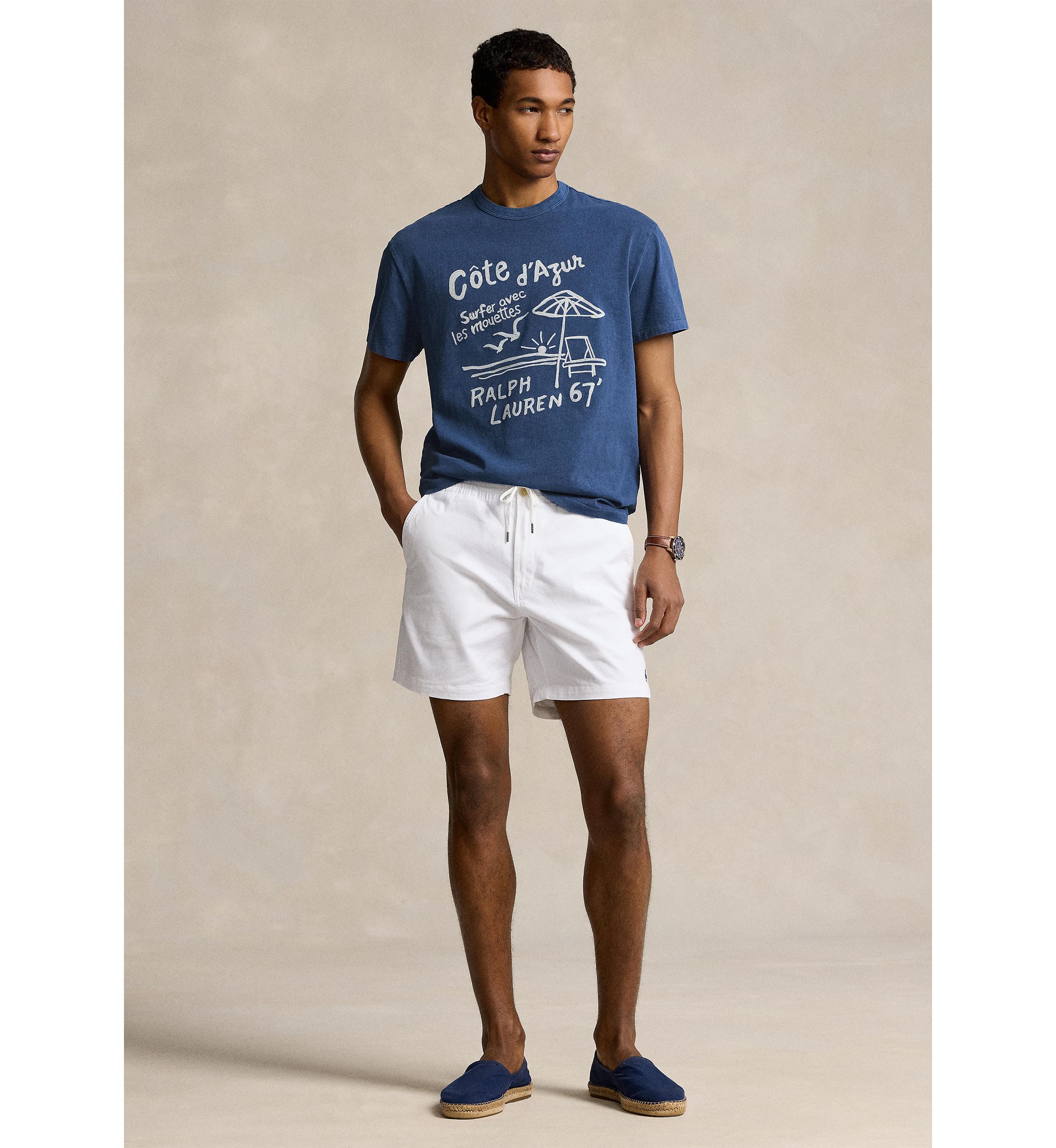 Classic Fit Embroidered Jersey T-Shirt