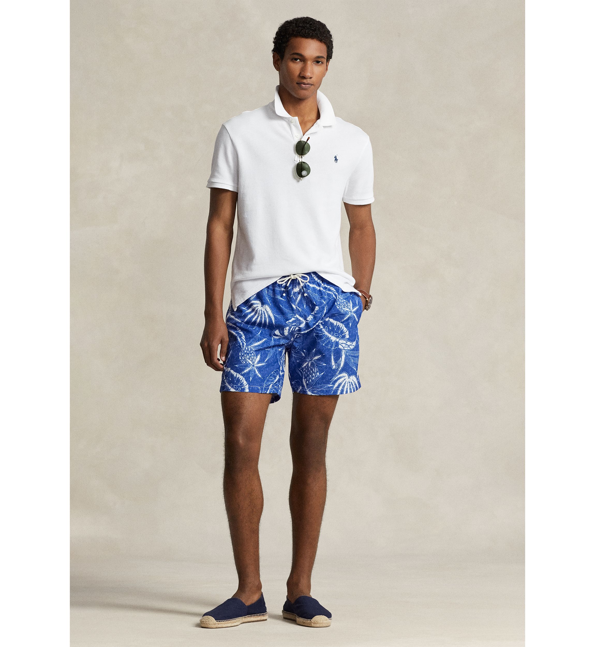 5.75-Inch Hoffman Print Swim Trunks