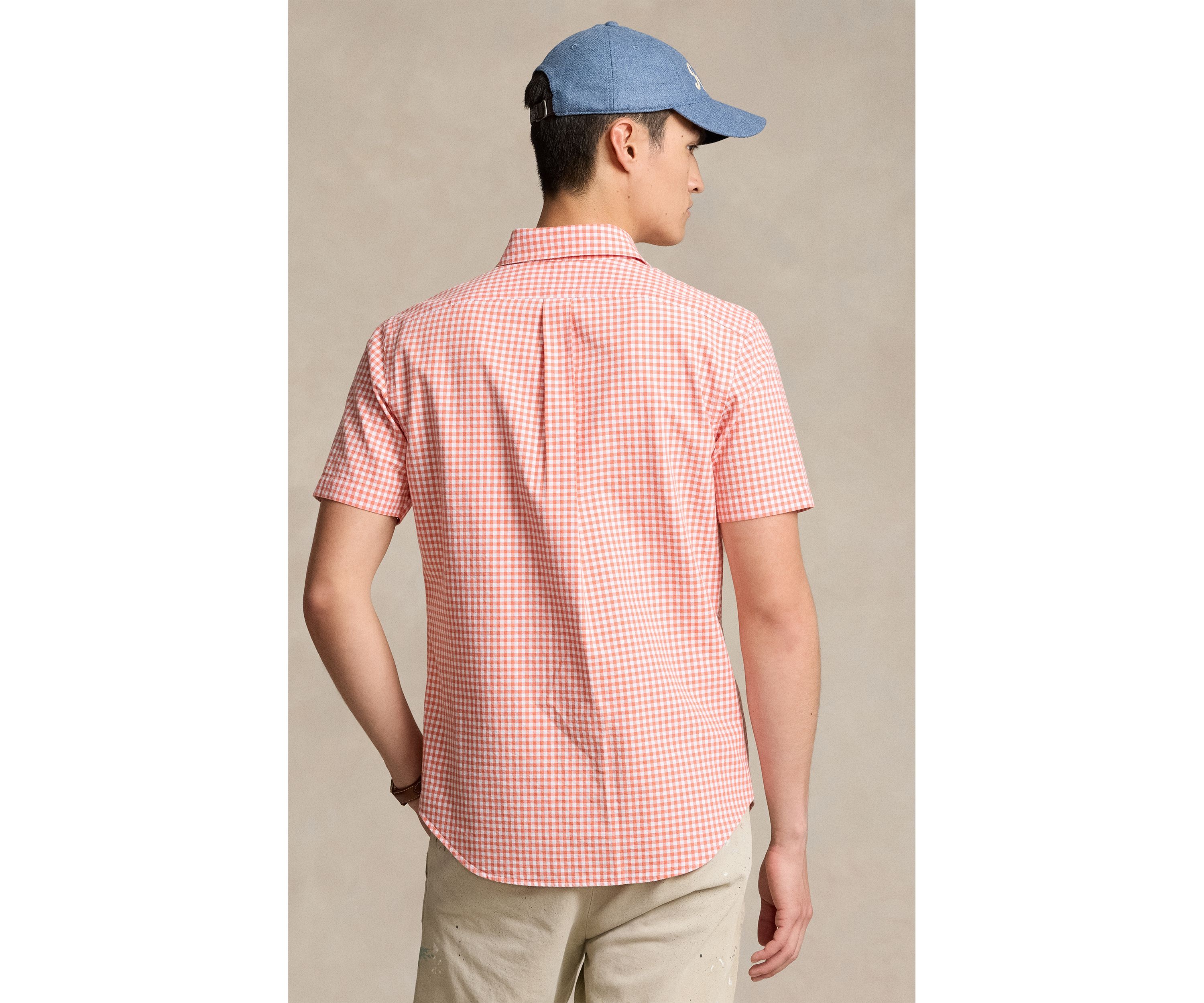 Classic Fit Plaid Oxford Shirt