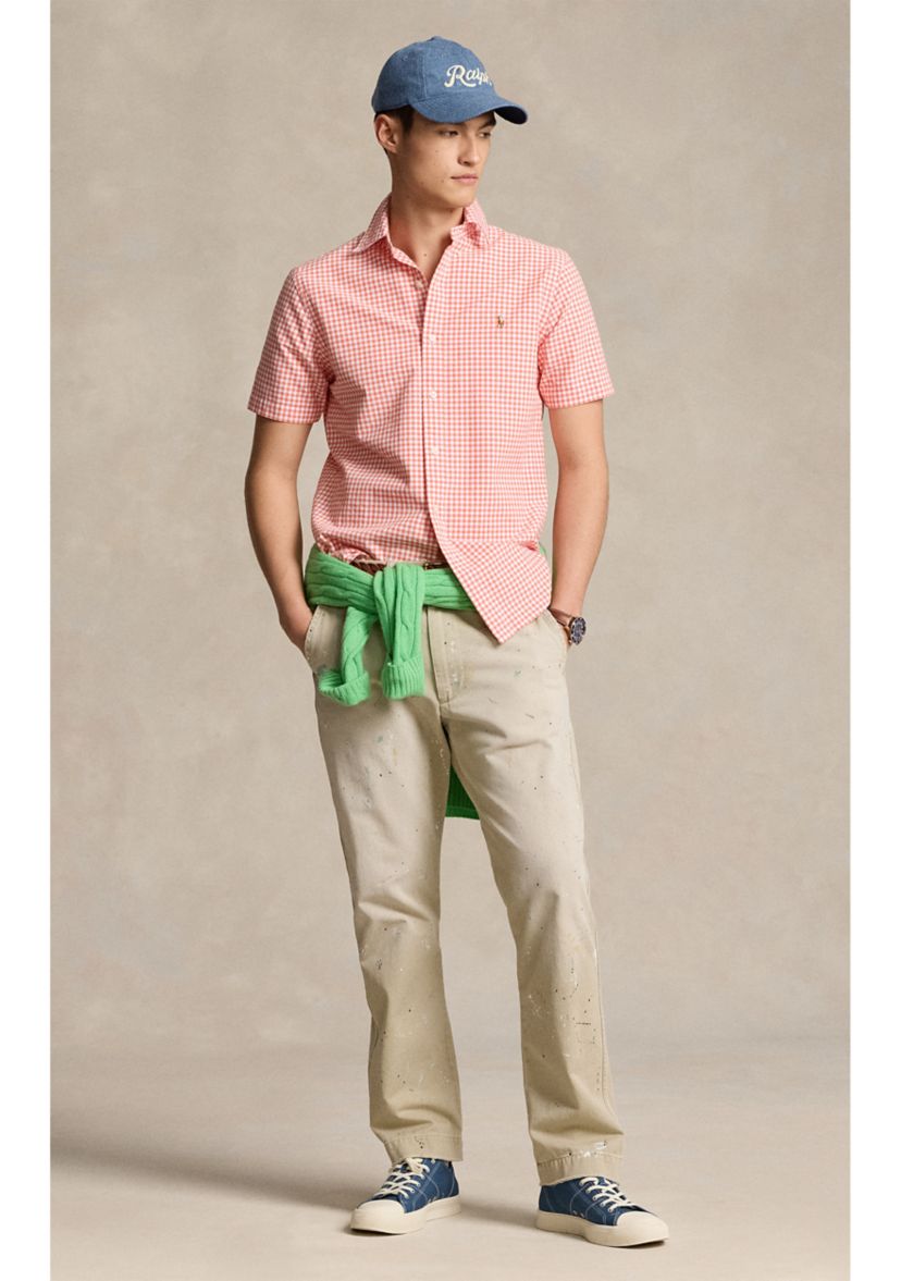 Classic Fit Plaid Oxford Shirt
