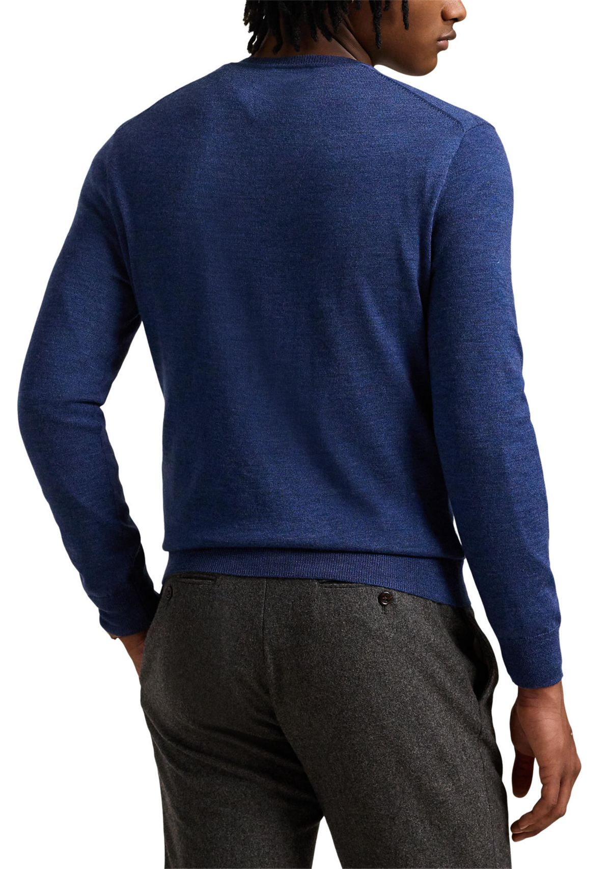 Washable Wool V-Neck Sweater