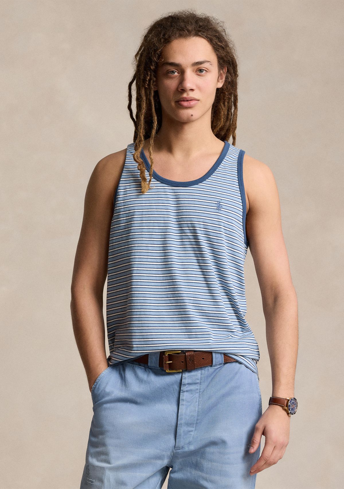 Striped Jersey Tank