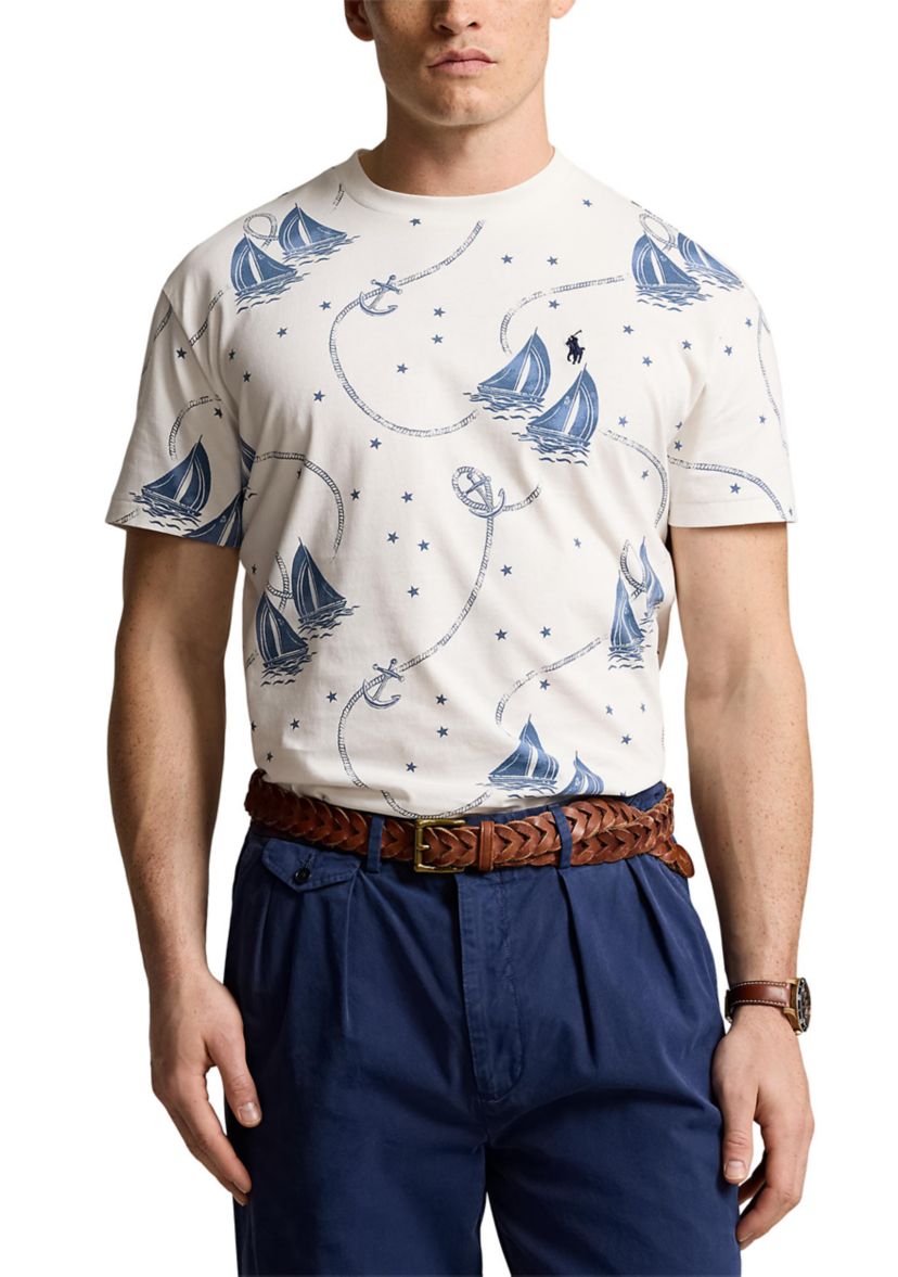 Classic Fit Nautical Jersey T-Shirt