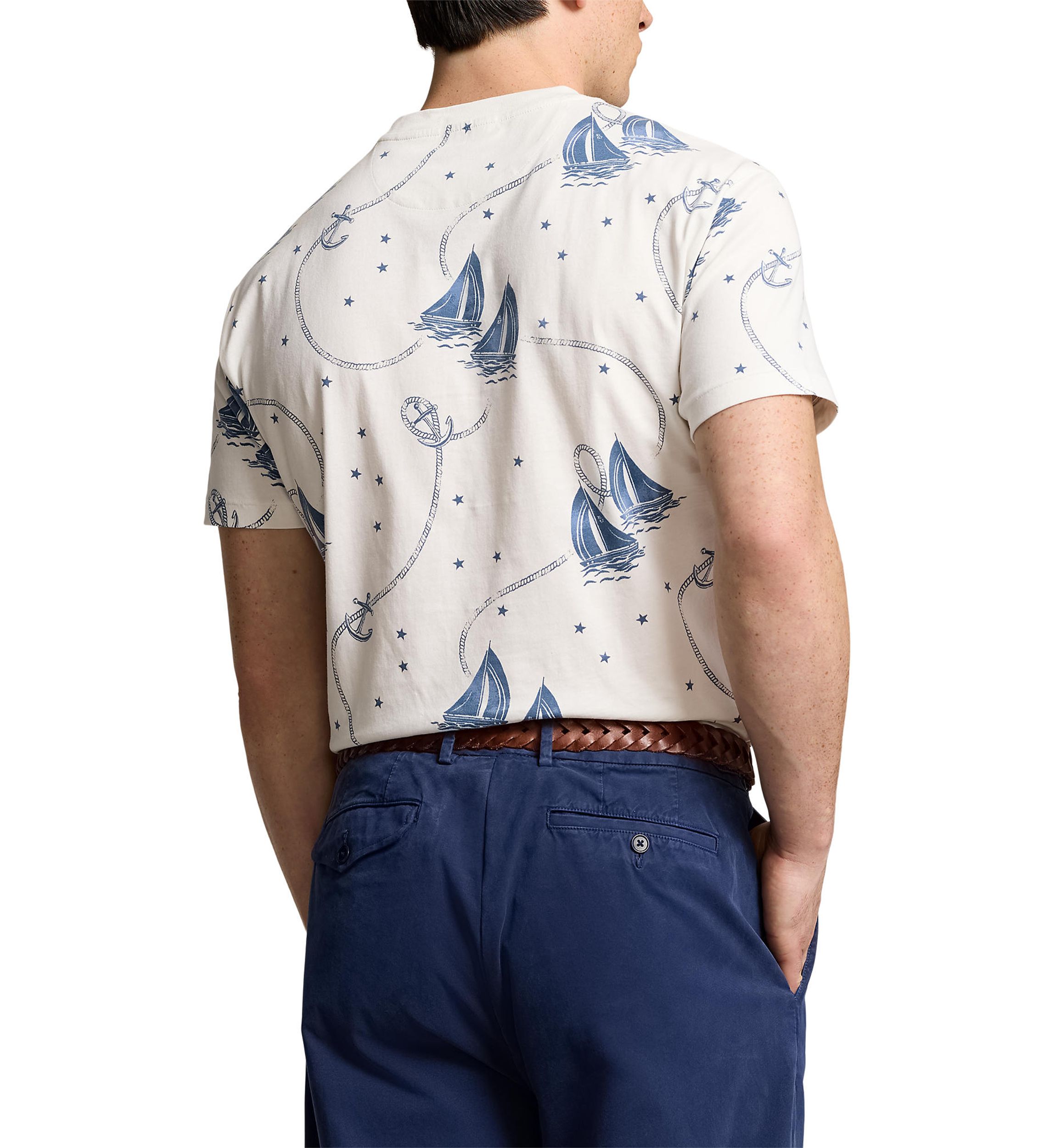 Classic Fit Nautical Jersey T-Shirt
