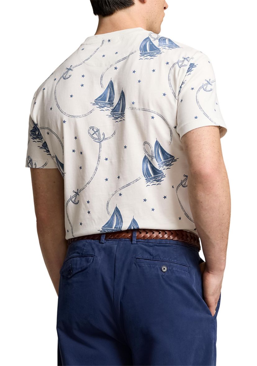 Classic Fit Nautical Jersey T-Shirt