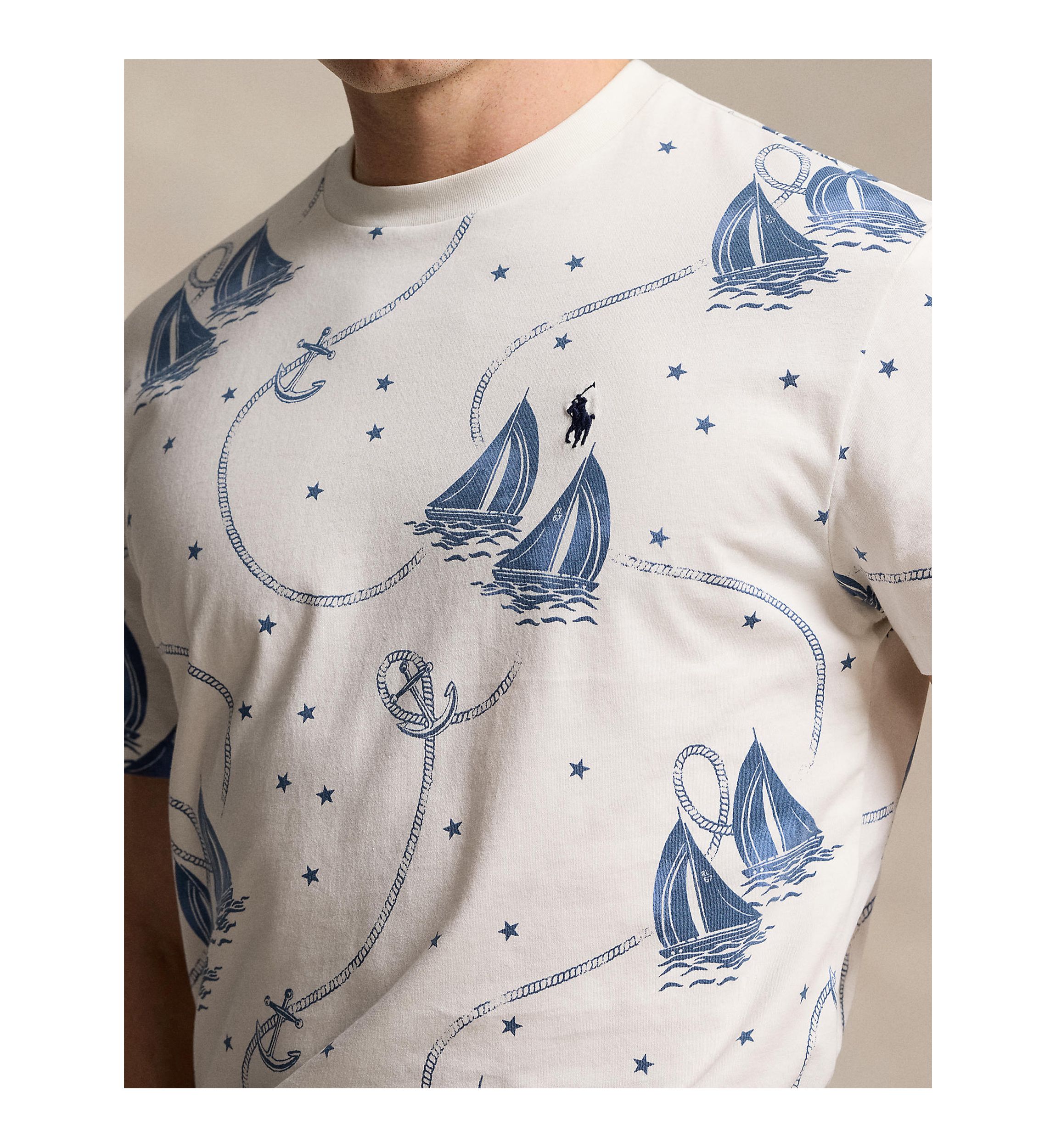 Classic Fit Nautical Jersey T-Shirt