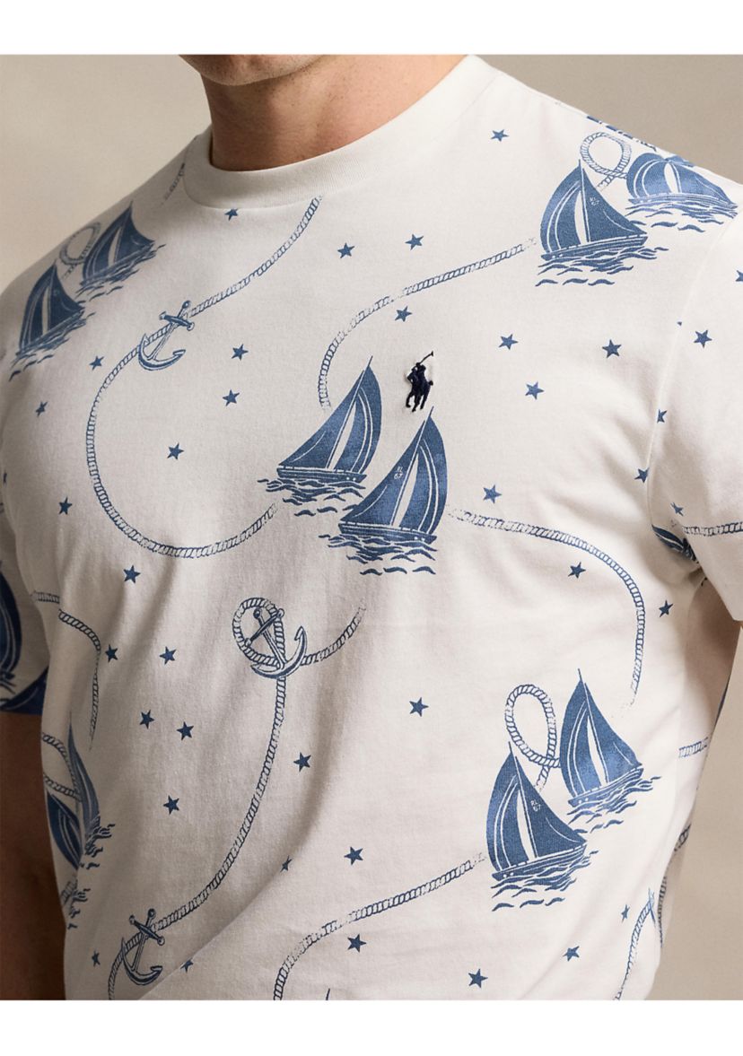 Classic Fit Nautical Jersey T-Shirt