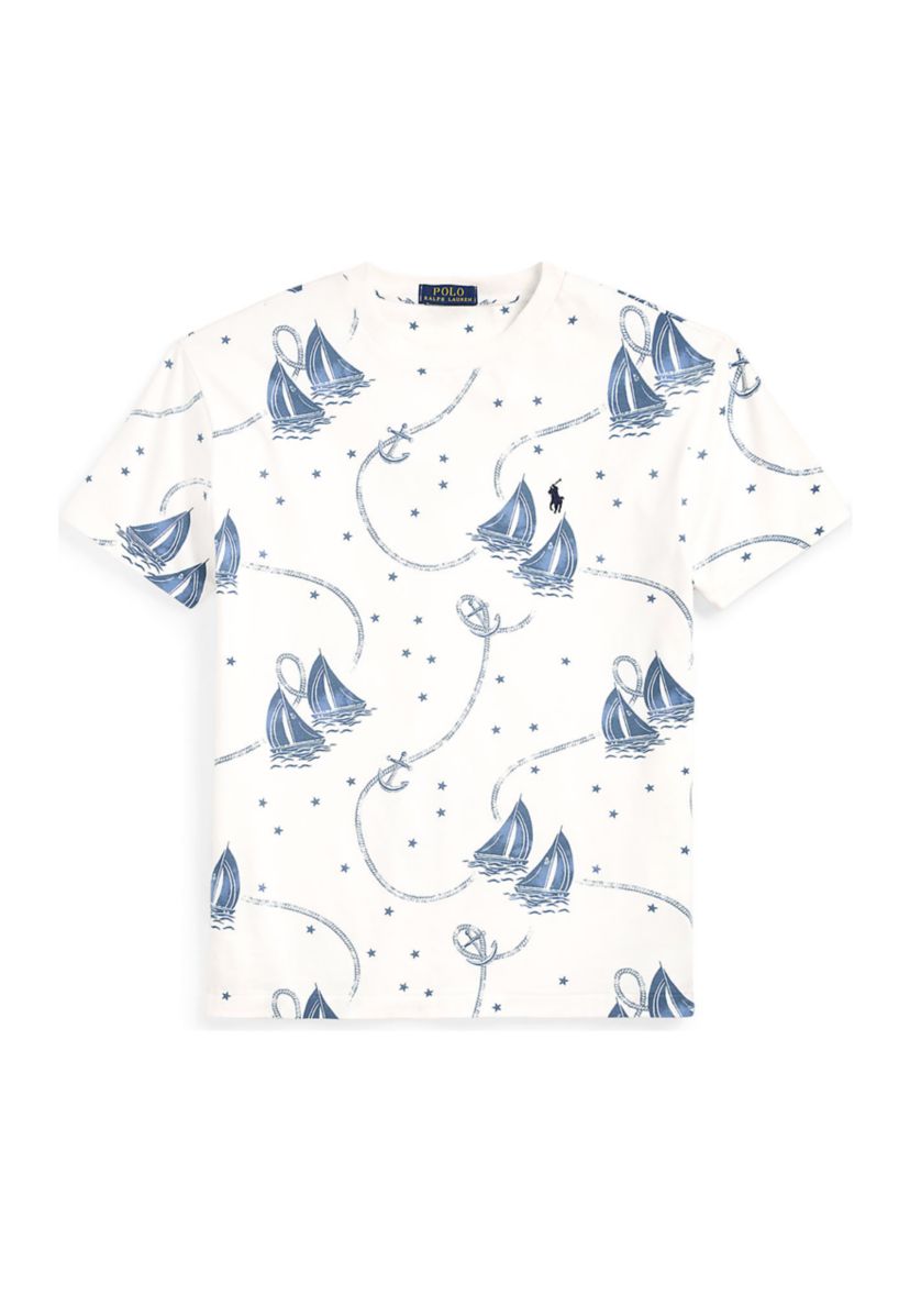 Classic Fit Nautical Jersey T-Shirt