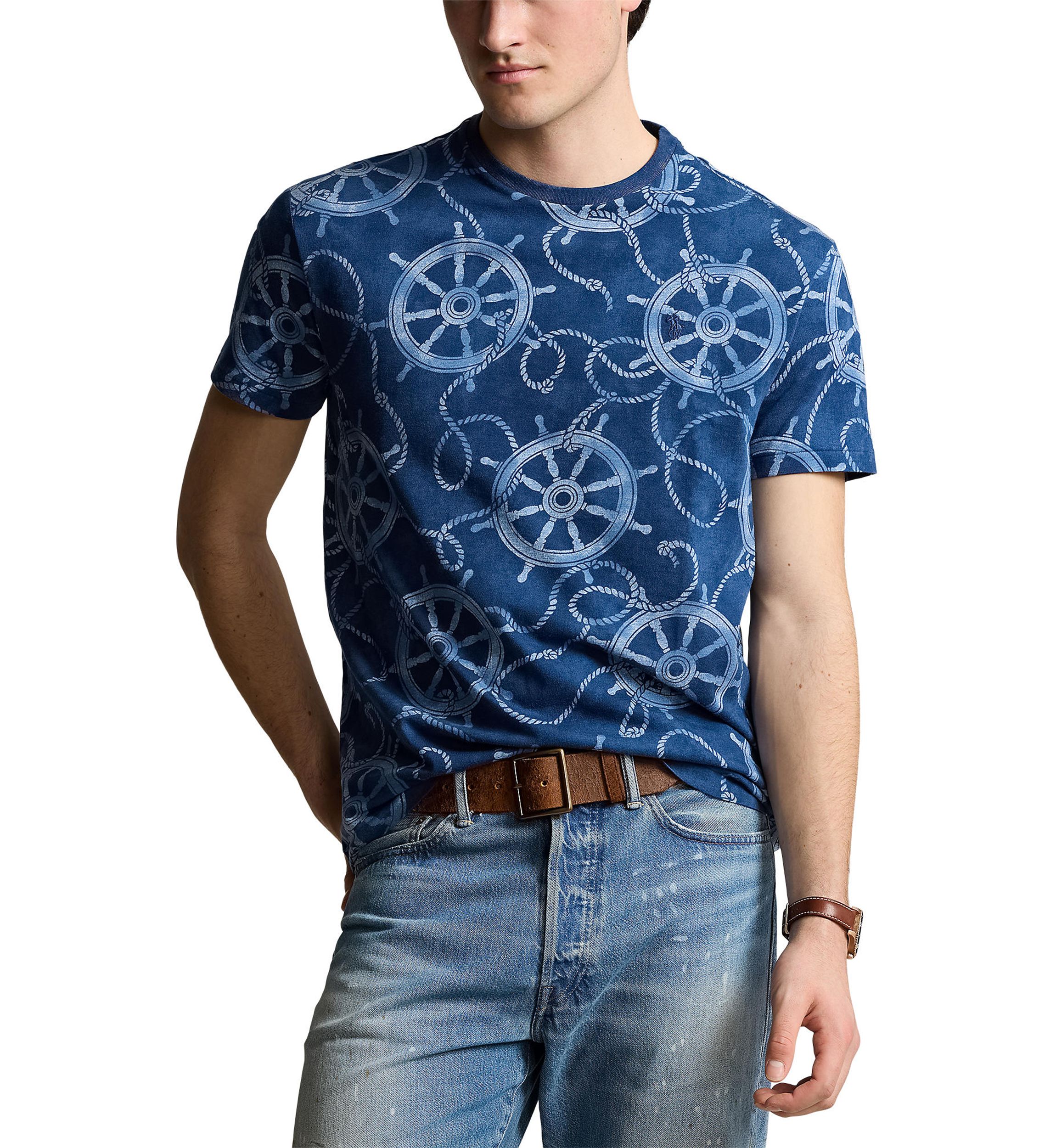 Classic Fit Nautical Jersey T-Shirt