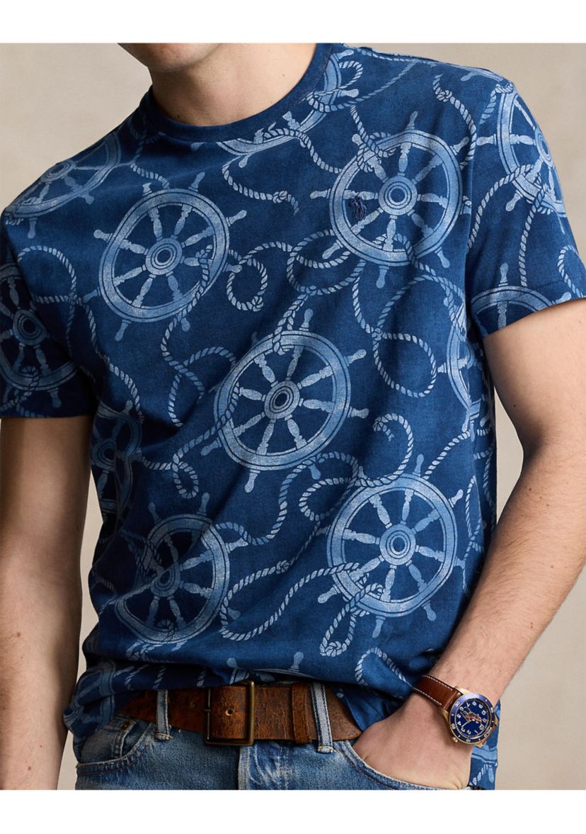 Classic Fit Nautical Jersey T-Shirt