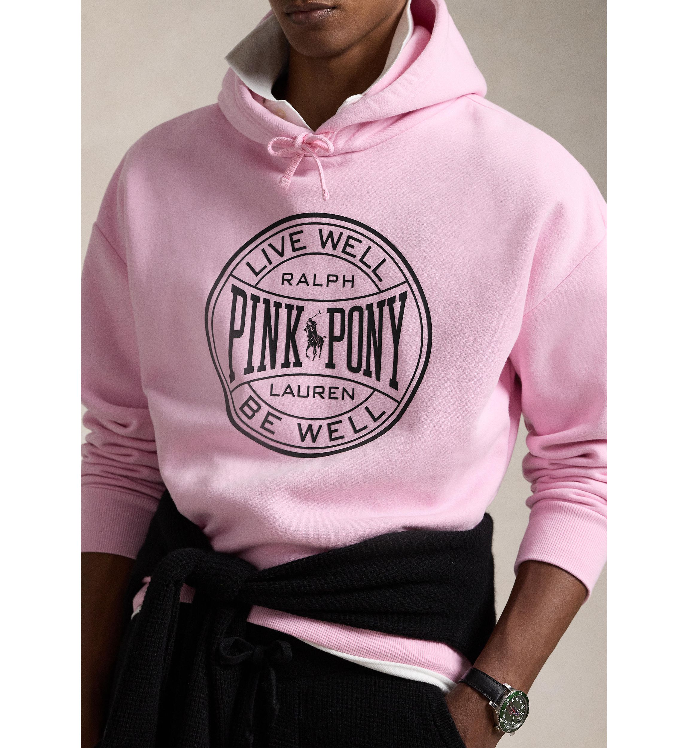 Pink Pony Relaxed Fit Hoodie