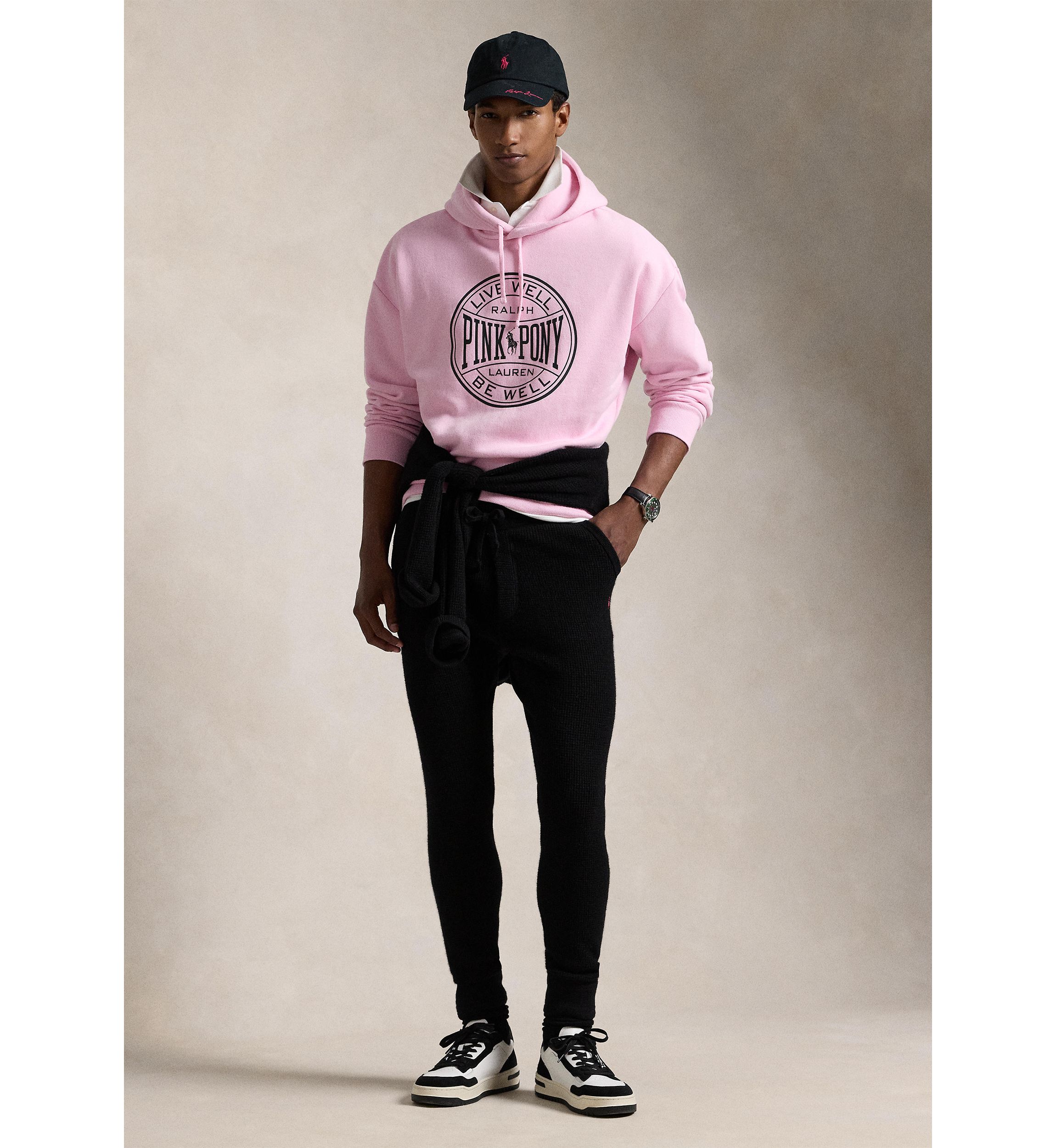 Pink Pony Relaxed Fit Hoodie