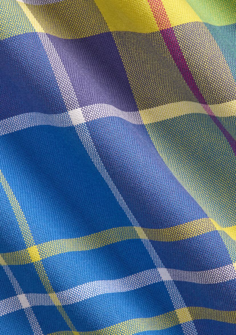 Classic Fit Plaid Oxford Shirt