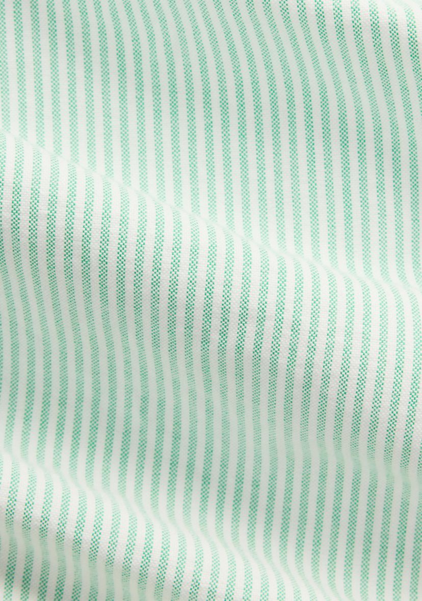 Classic Fit Striped Oxford Shirt