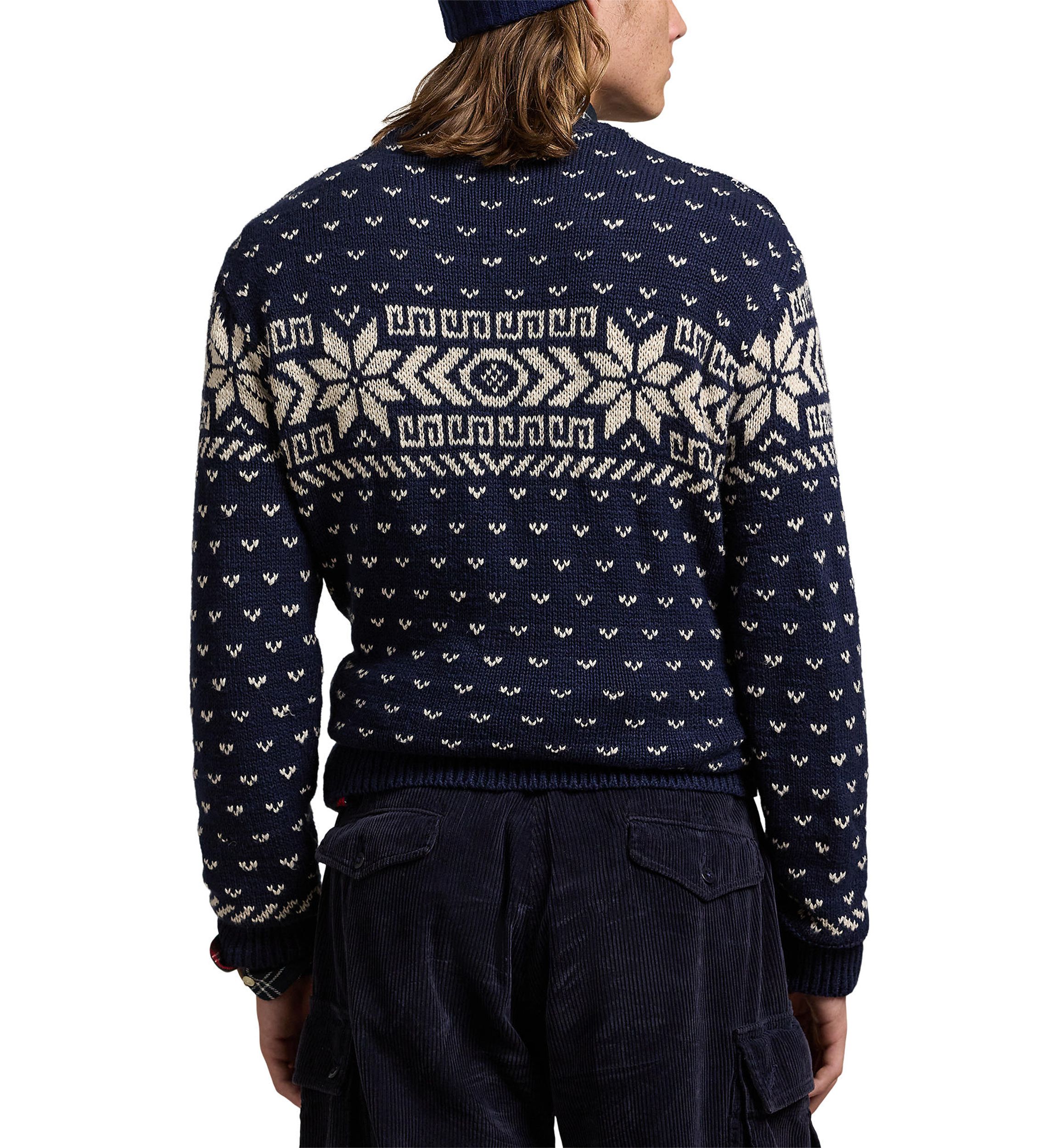 Snowflake Cotton-Cashmere Sweater