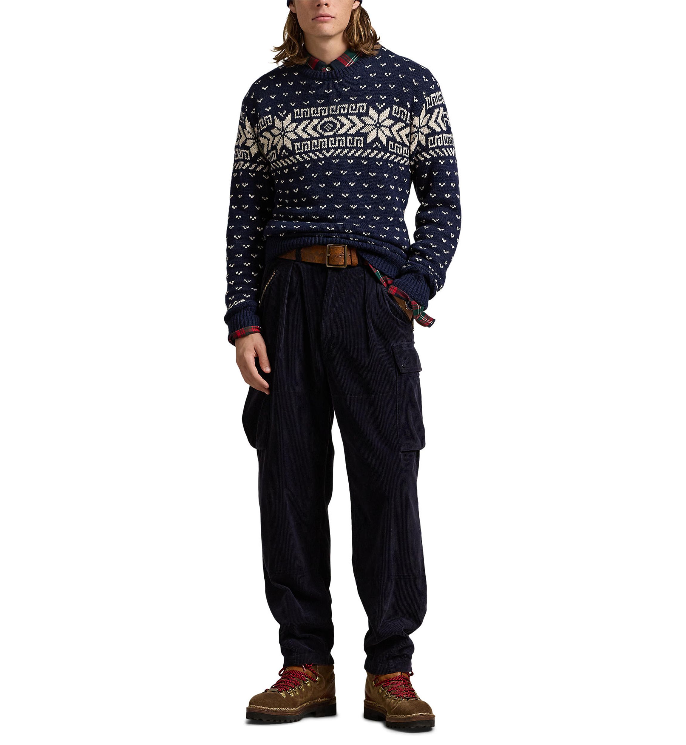 Snowflake Cotton-Cashmere Sweater