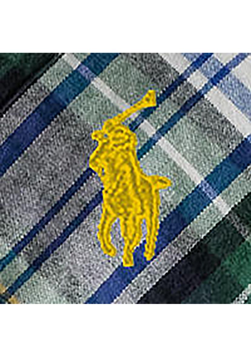 Classic Fit Plaid Brushed Oxford Shirt