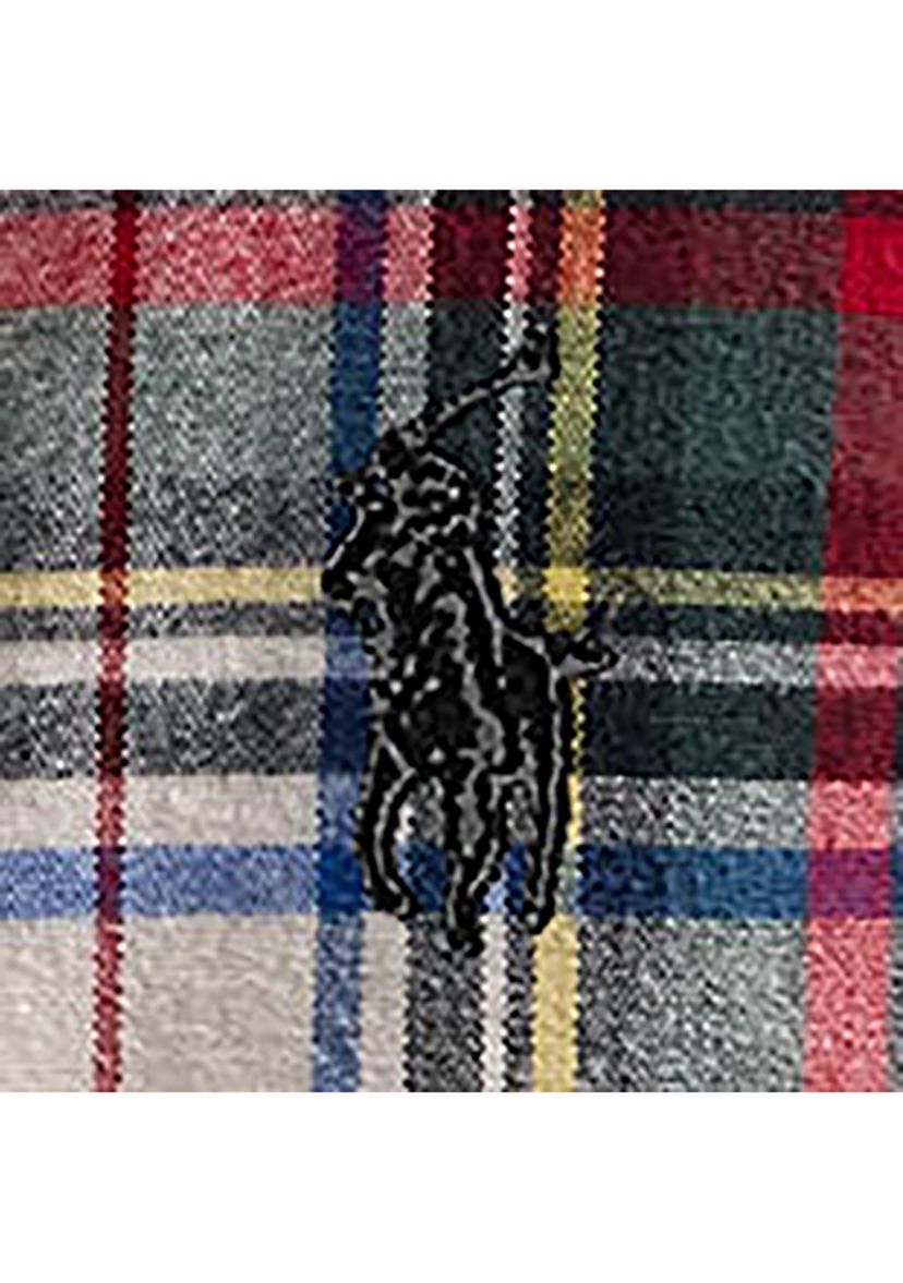Classic Fit Plaid Brushed Oxford Shirt