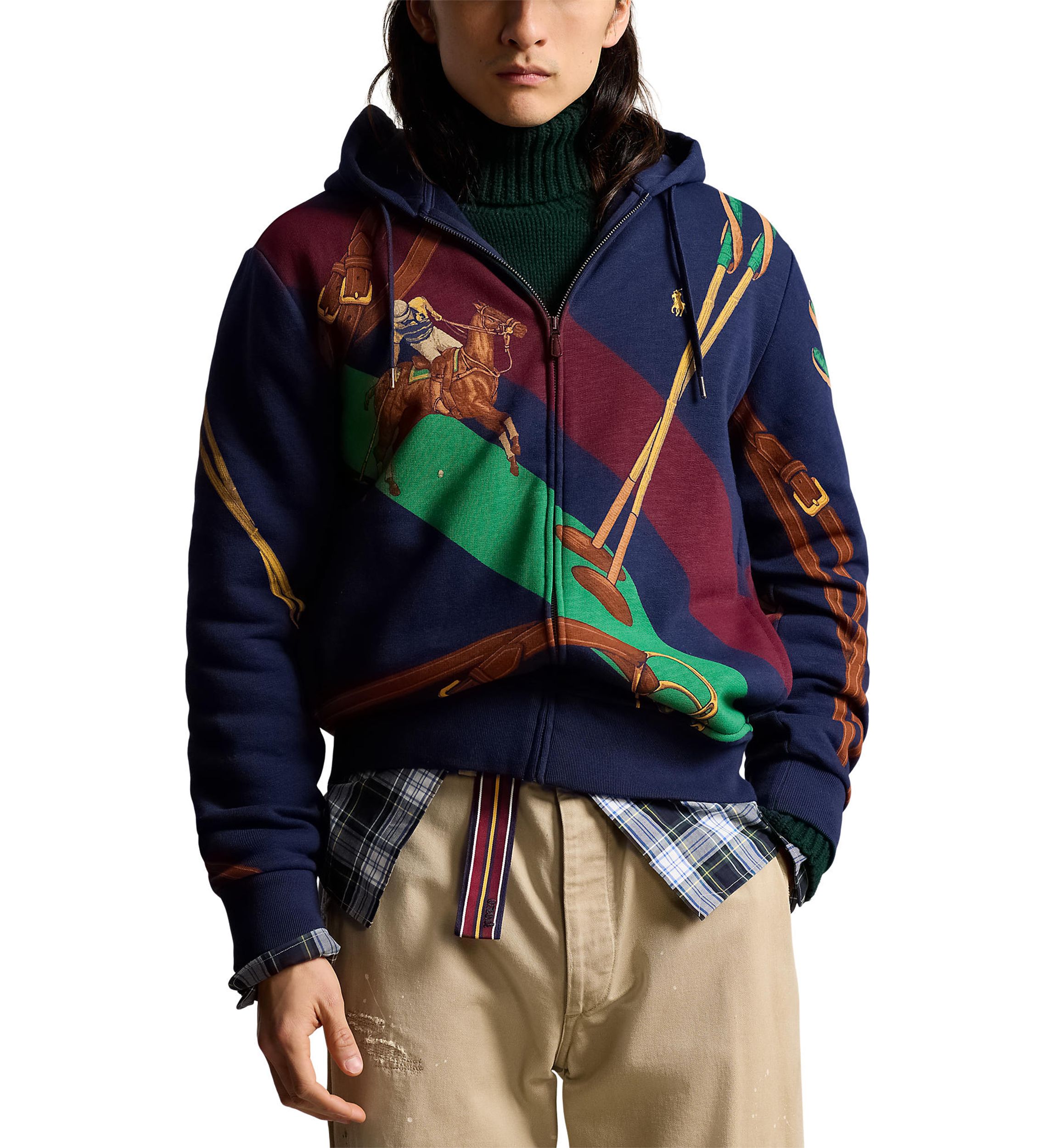 Equestrian Fleece Full-Zip Hoodie