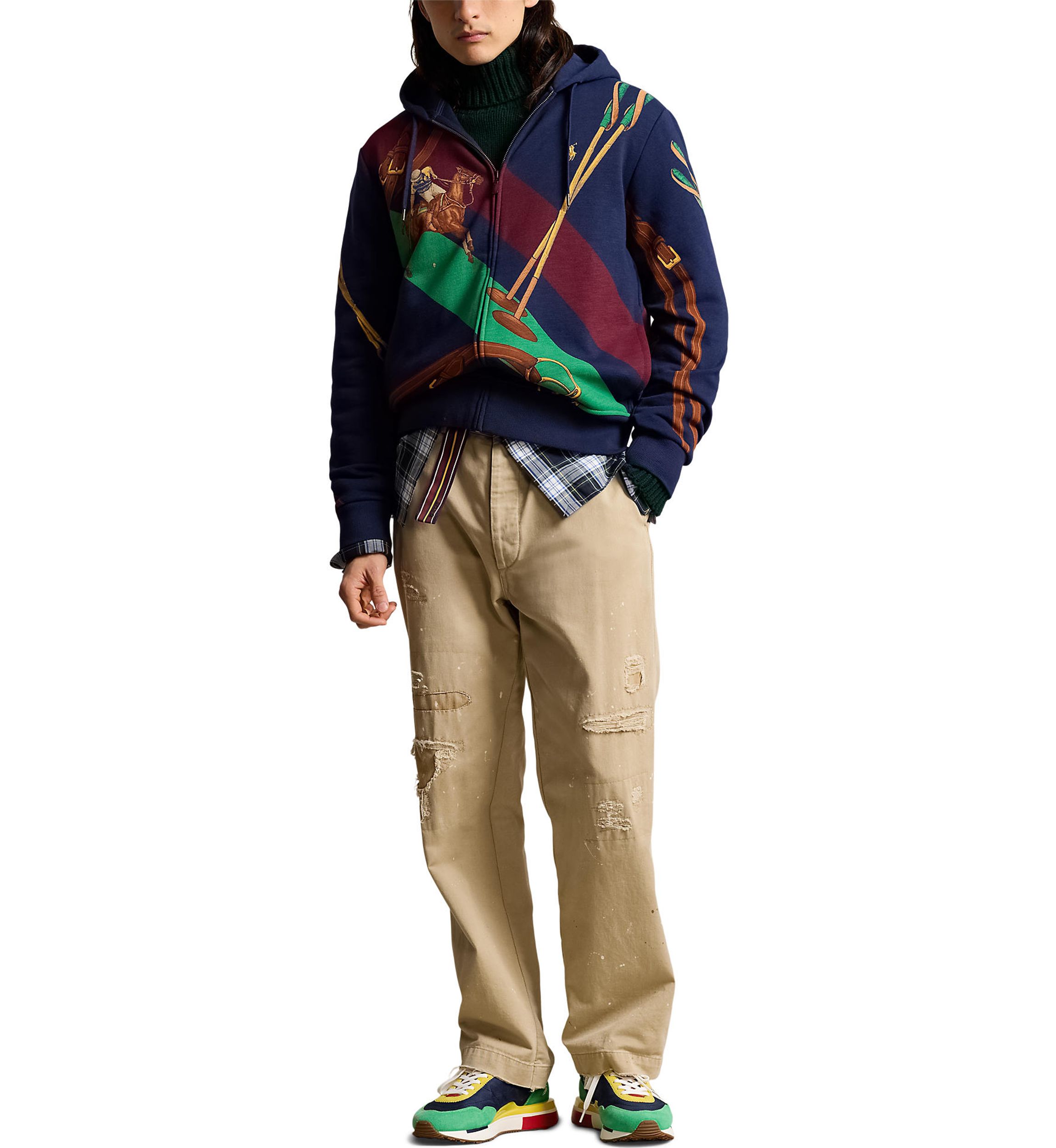 Equestrian Fleece Full-Zip Hoodie